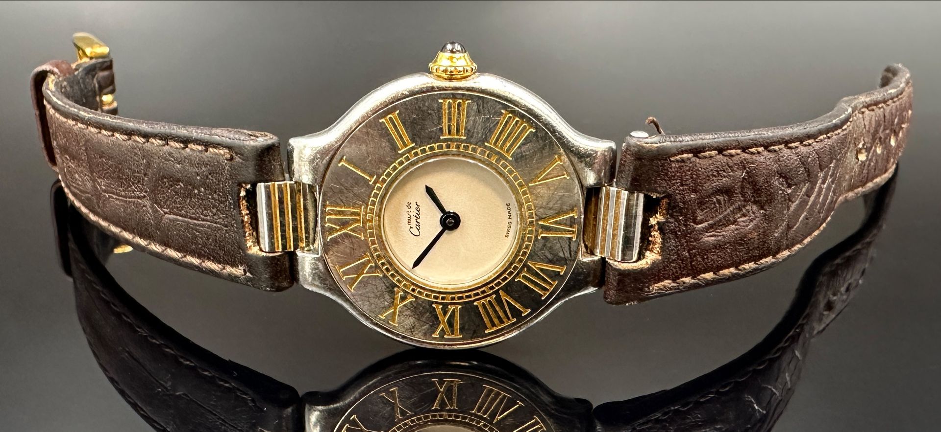 CARTIER Must de Cartier 21. ladies' wristwatch. Quartz. Paris. - Image 4 of 9