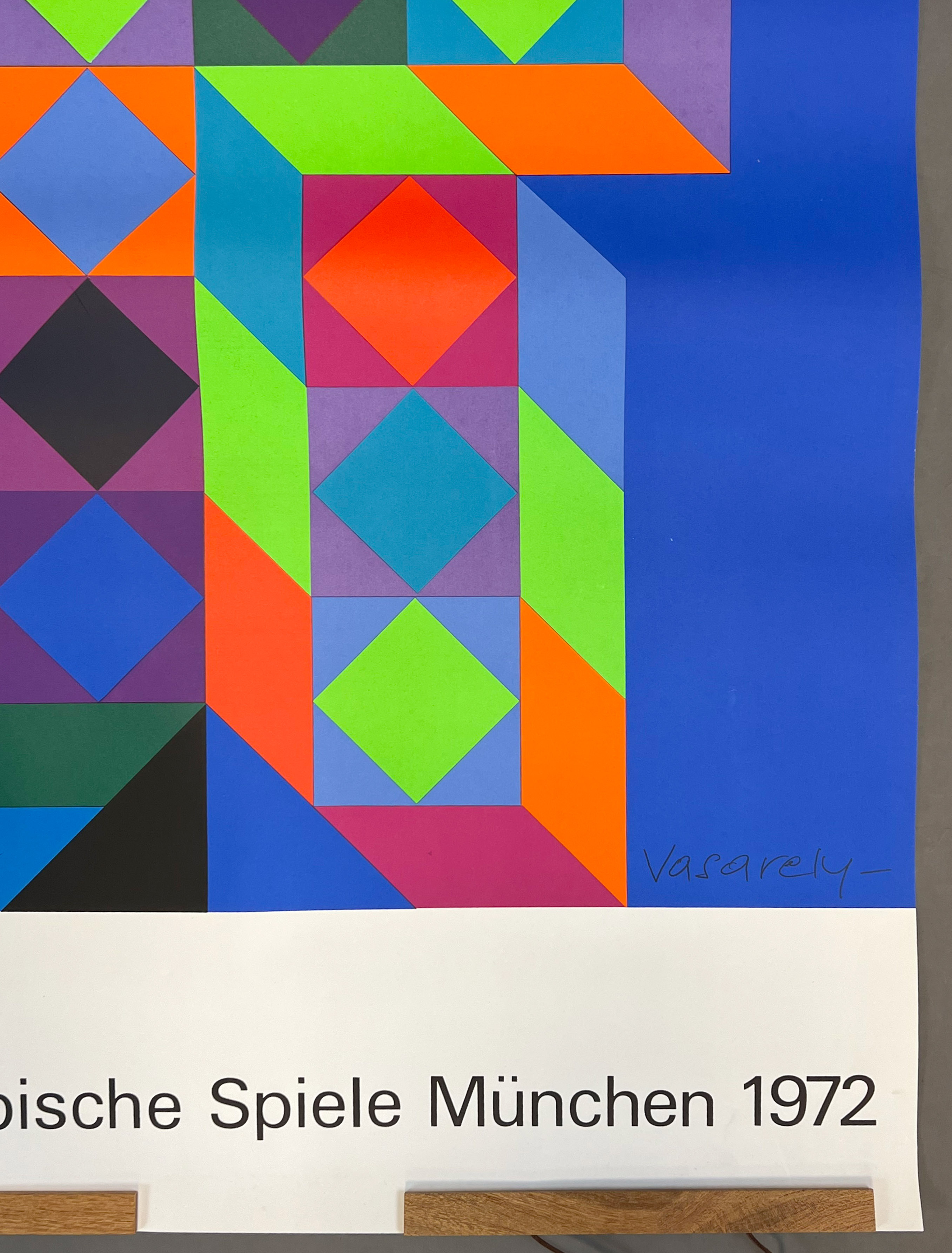 Victor VASARELY (1906 - 1997). Poster for the 1972 Munich Olympics. - Image 6 of 12