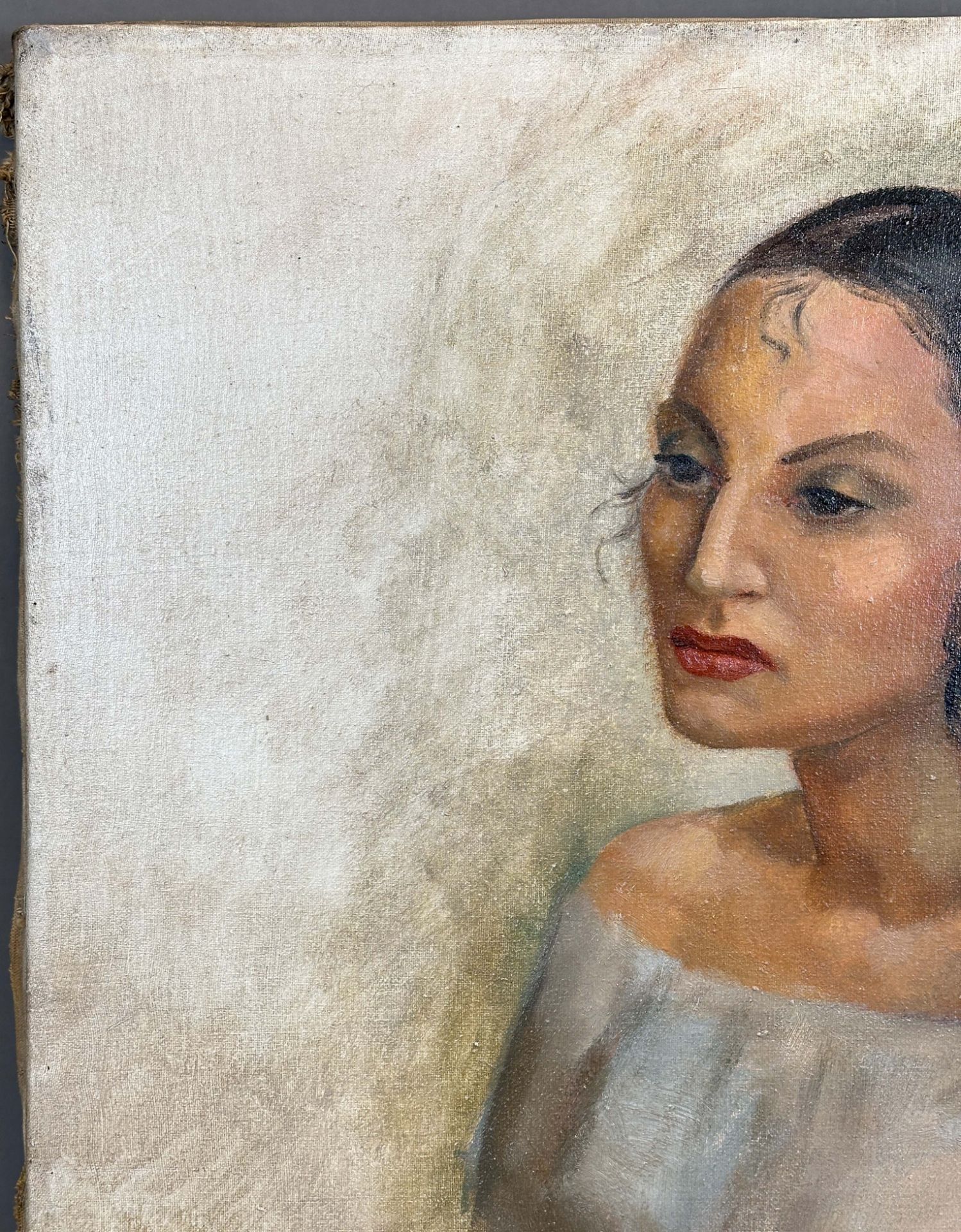 Leon KROLL (1884 - 1974) aus dem Umkreis. Frauenportrait. - Bild 3 aus 10