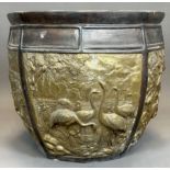 Bronze cachepot. Cachepot. China. Early 20th century.