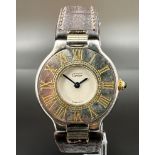 CARTIER Must de Cartier 21. ladies' wristwatch. Quartz. Paris.