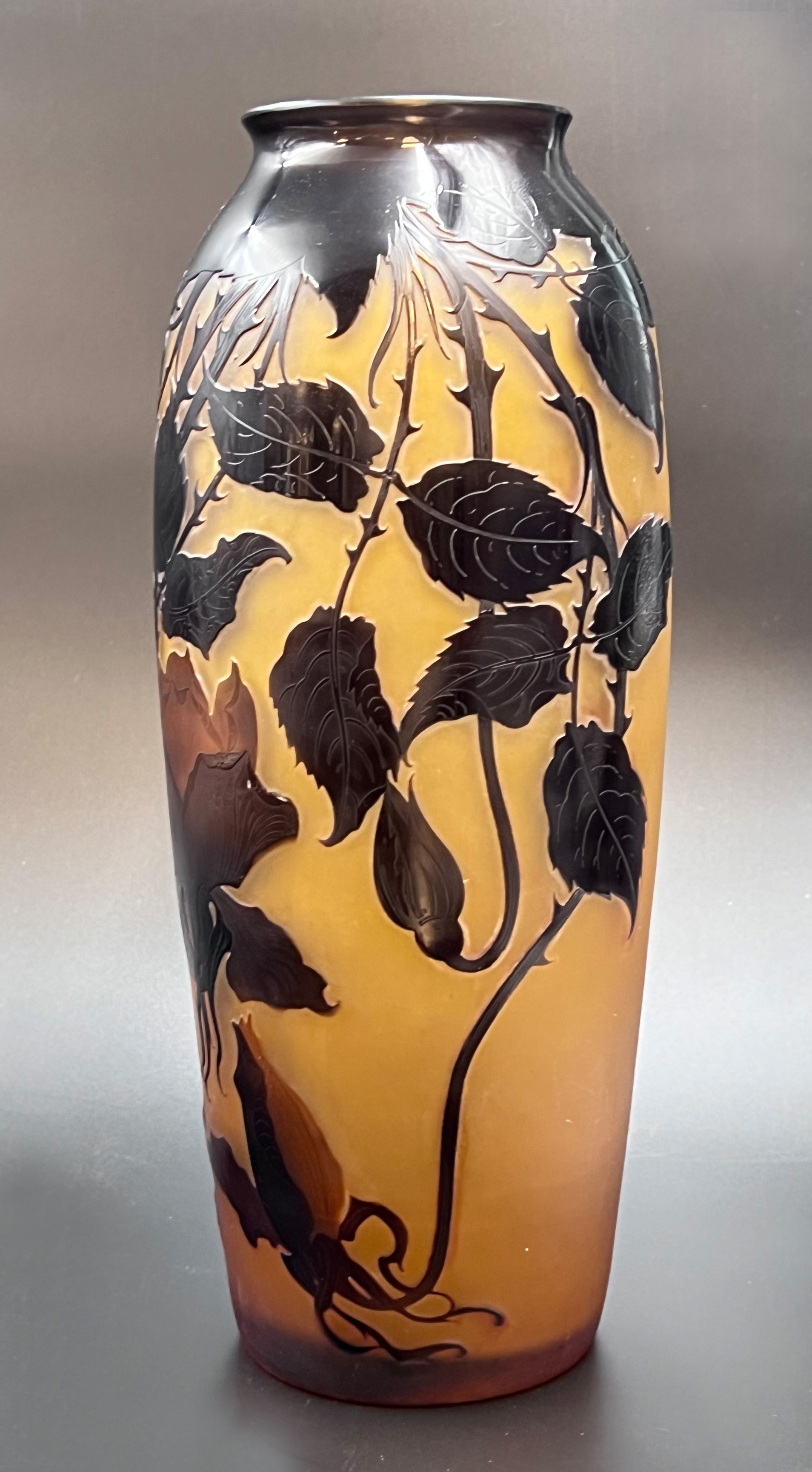 Vase. Paul NICOLAS (1875 - 1952). D'Argental. Art Nouveau. Around 1920.