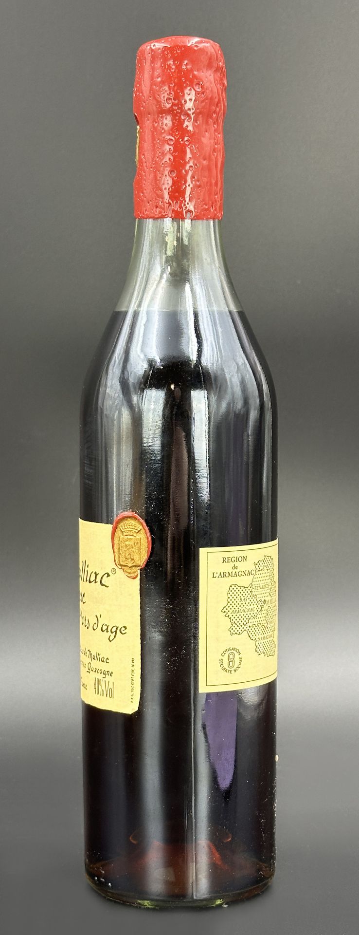 J. de MALLIAC. 1 Flasche Armagnac. Hors dänge. Frankreich. - Bild 8 aus 12