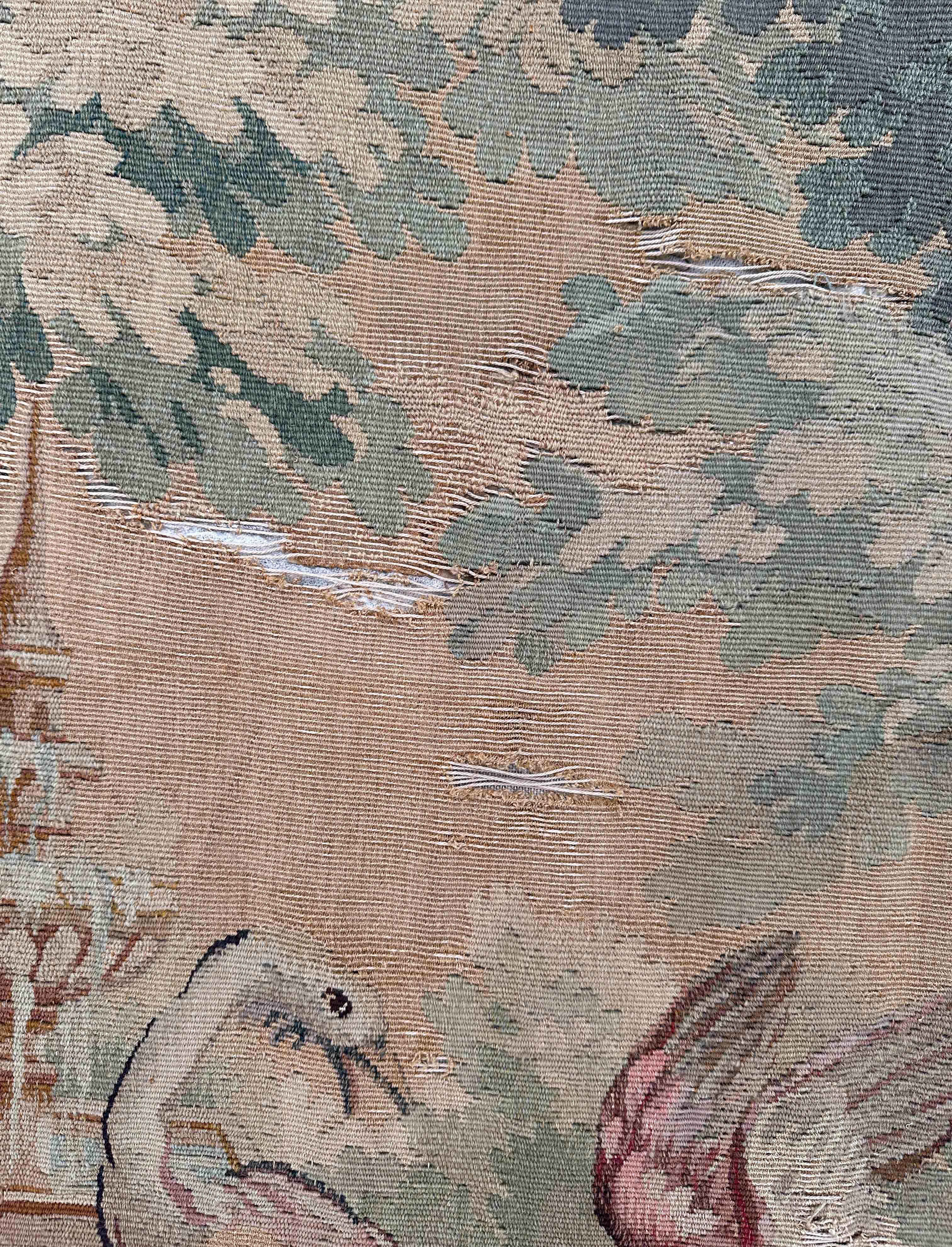 Tapestry. Europe. 20th century. Pair of birds. - Image 5 of 11