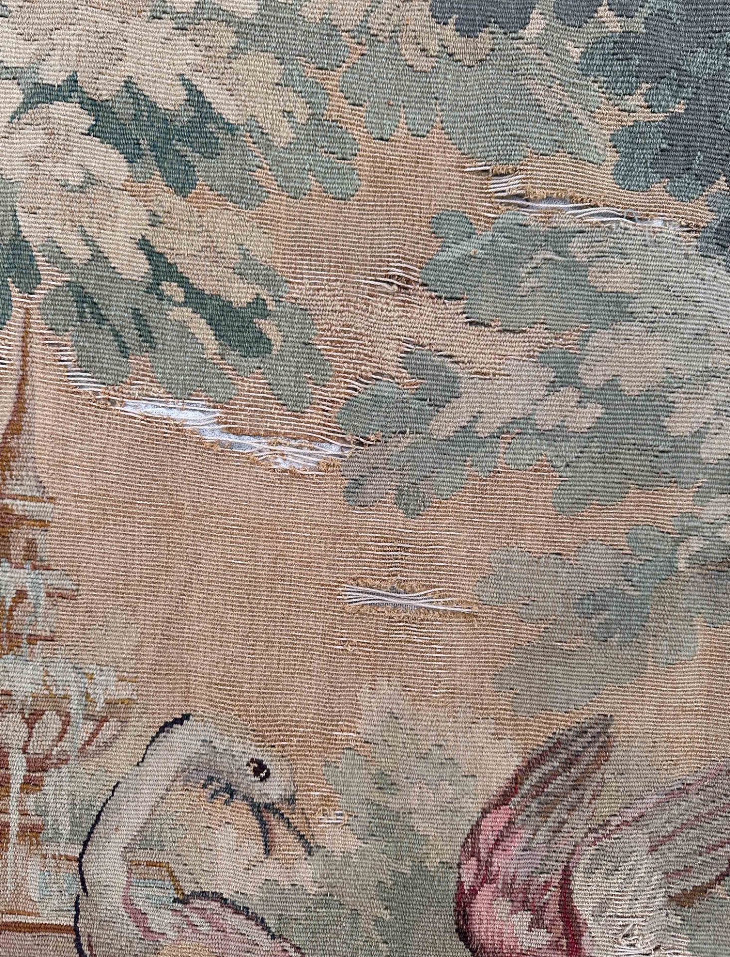 Tapestry. Europe. 20th century. Pair of birds. - Image 5 of 11
