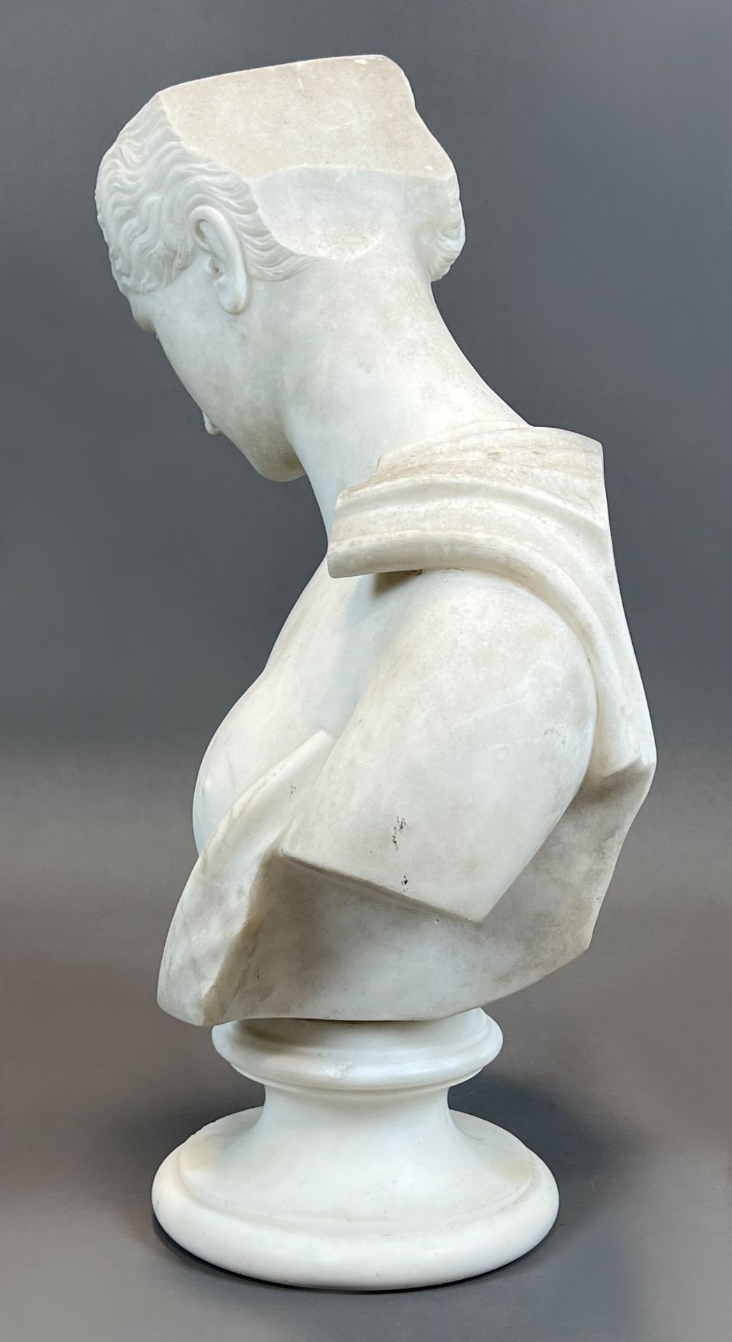 Marble bust. Psyche of Capua. Probably Italy. Late 19th century. - Image 2 of 11