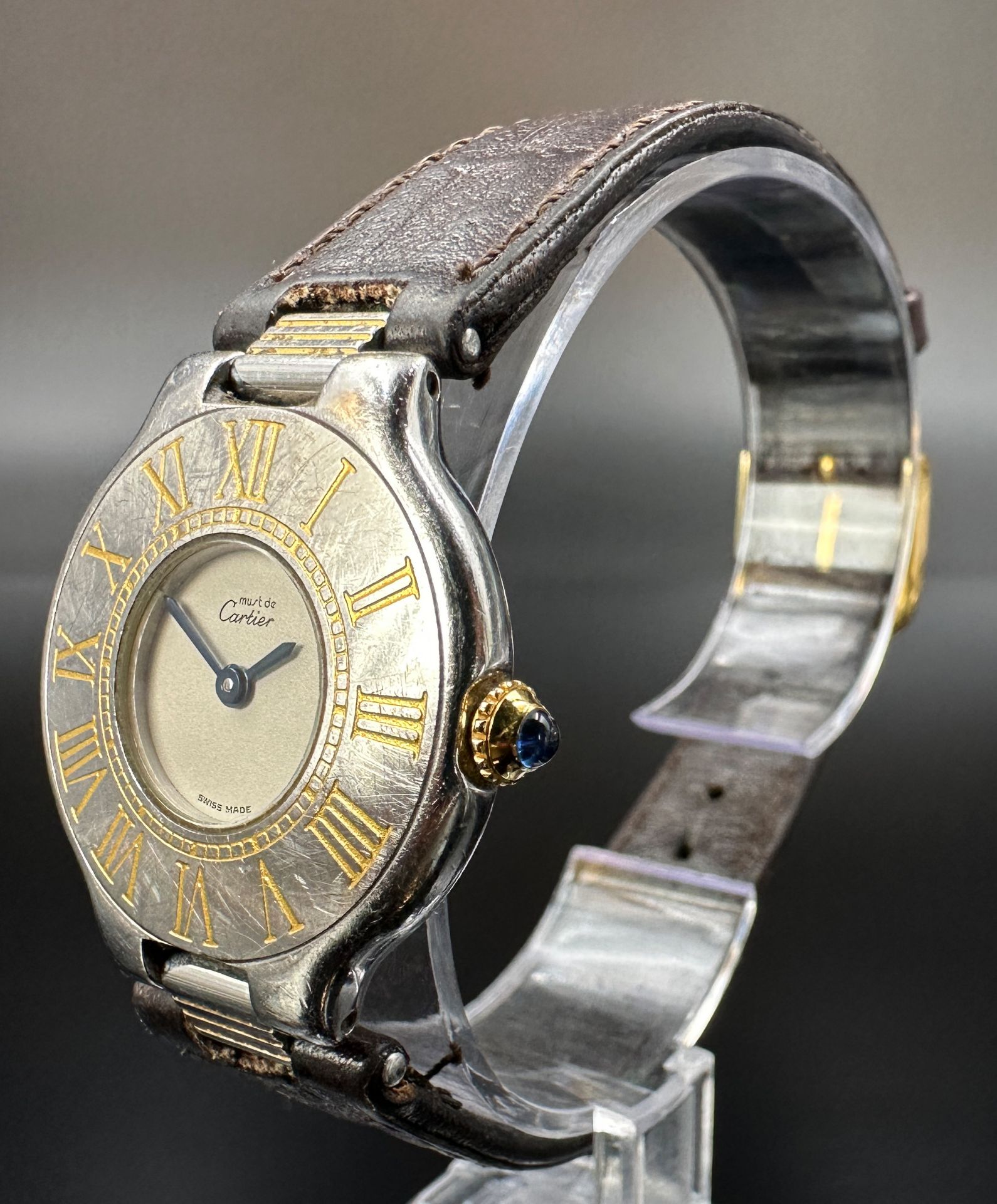 CARTIER Must de Cartier 21. ladies' wristwatch. Quartz. Paris. - Image 2 of 9