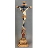 Standing cross. Jesus Christ. 1st half of the 17th century. South Germany.