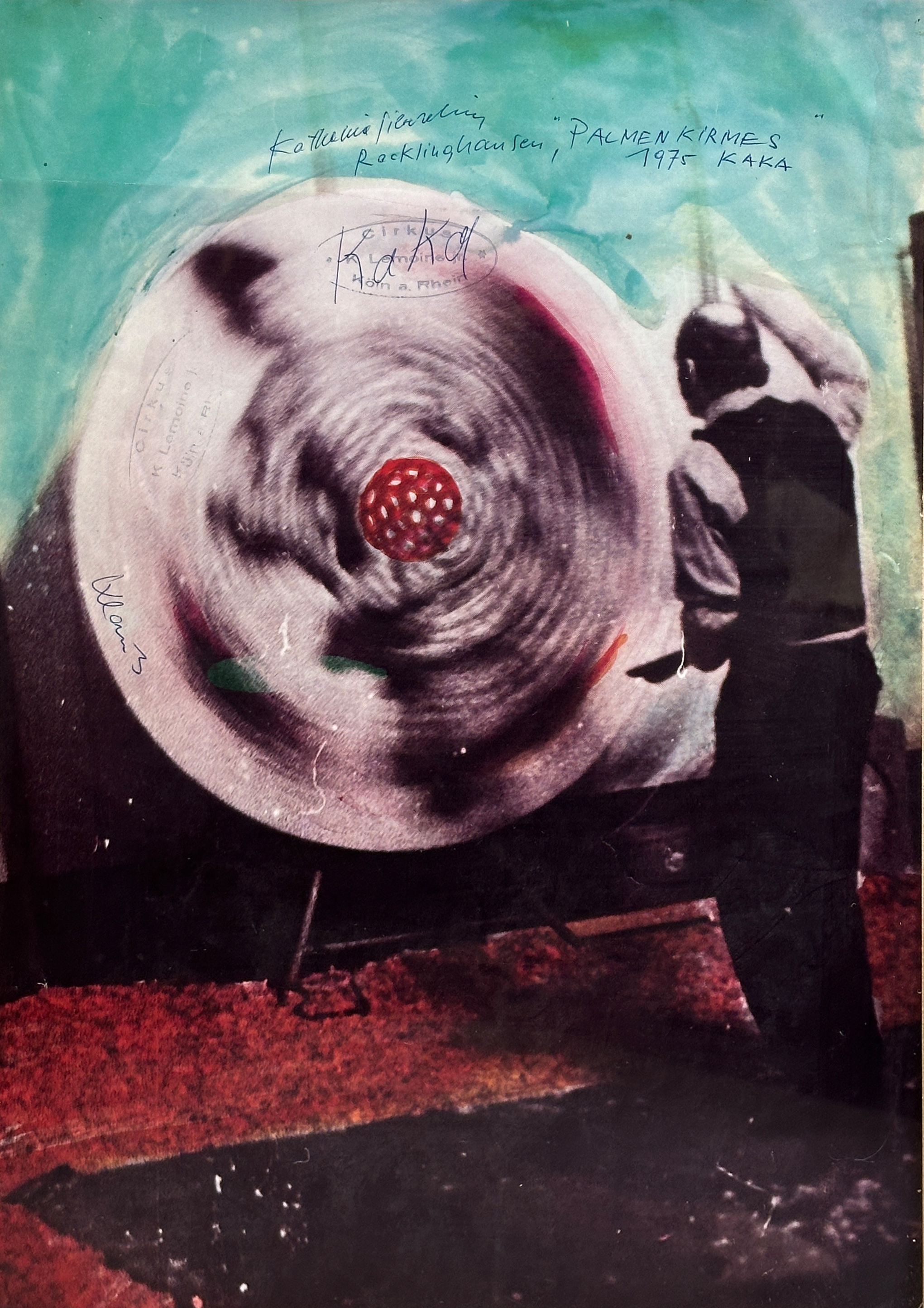 Sigmar POLKE (1941 - 2020). Poster. "Knife thrower". 1975.