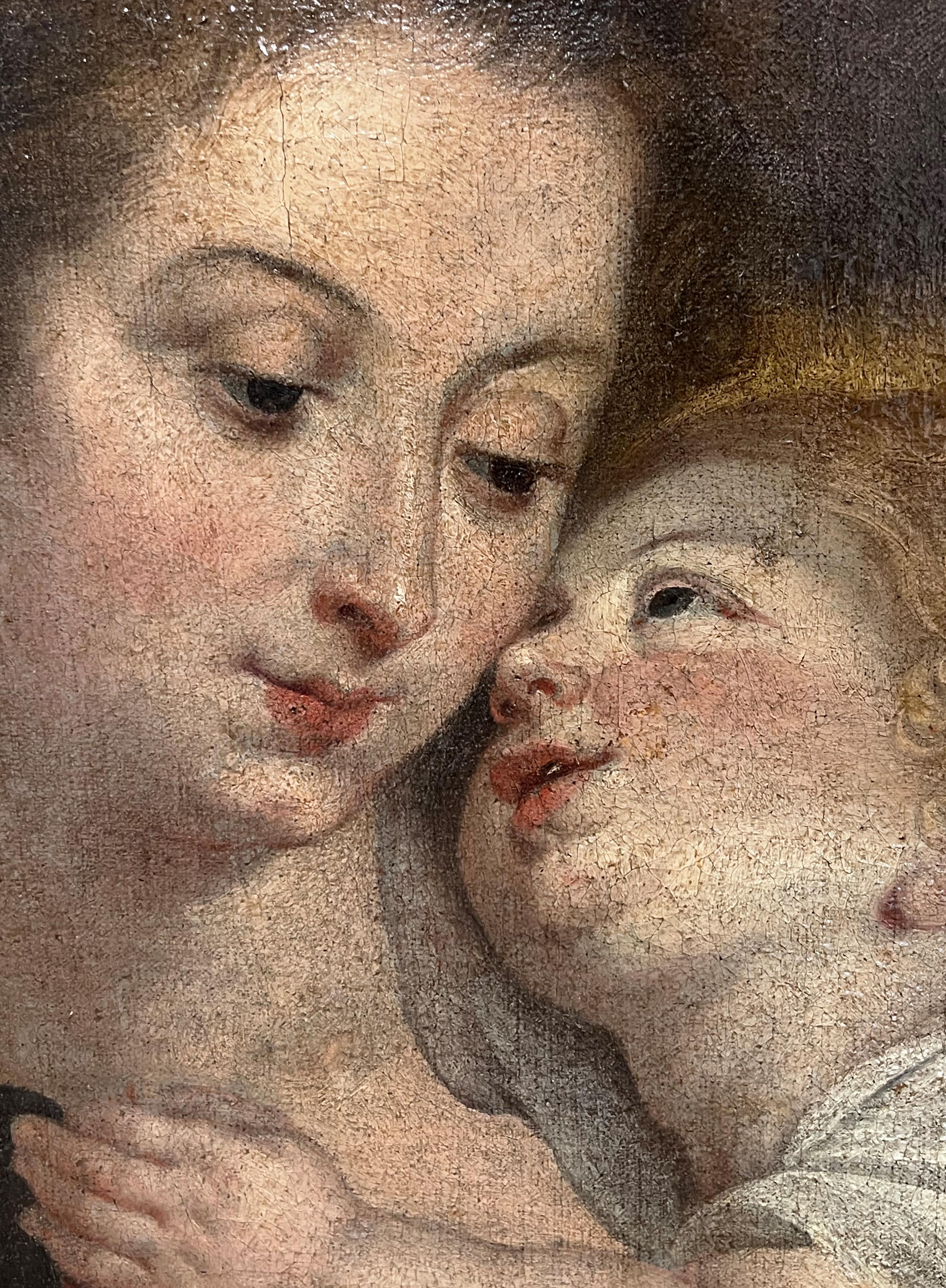 Peter Paul Rubens (1577 - 1640) Copy after. "The Holy Family with St Anne". - Image 7 of 19