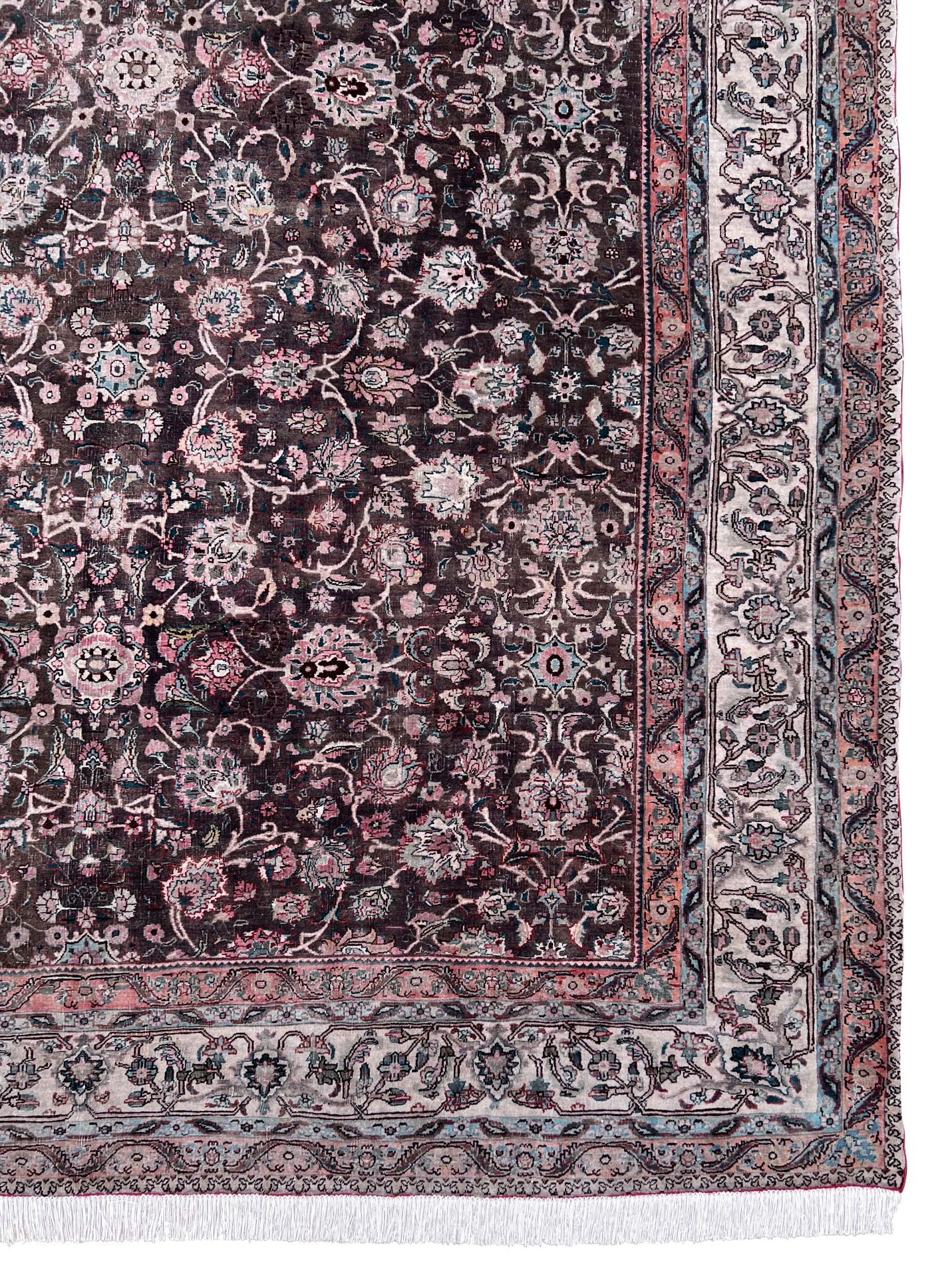 Decorative rug. Antique. Around 1900. - Image 10 of 19