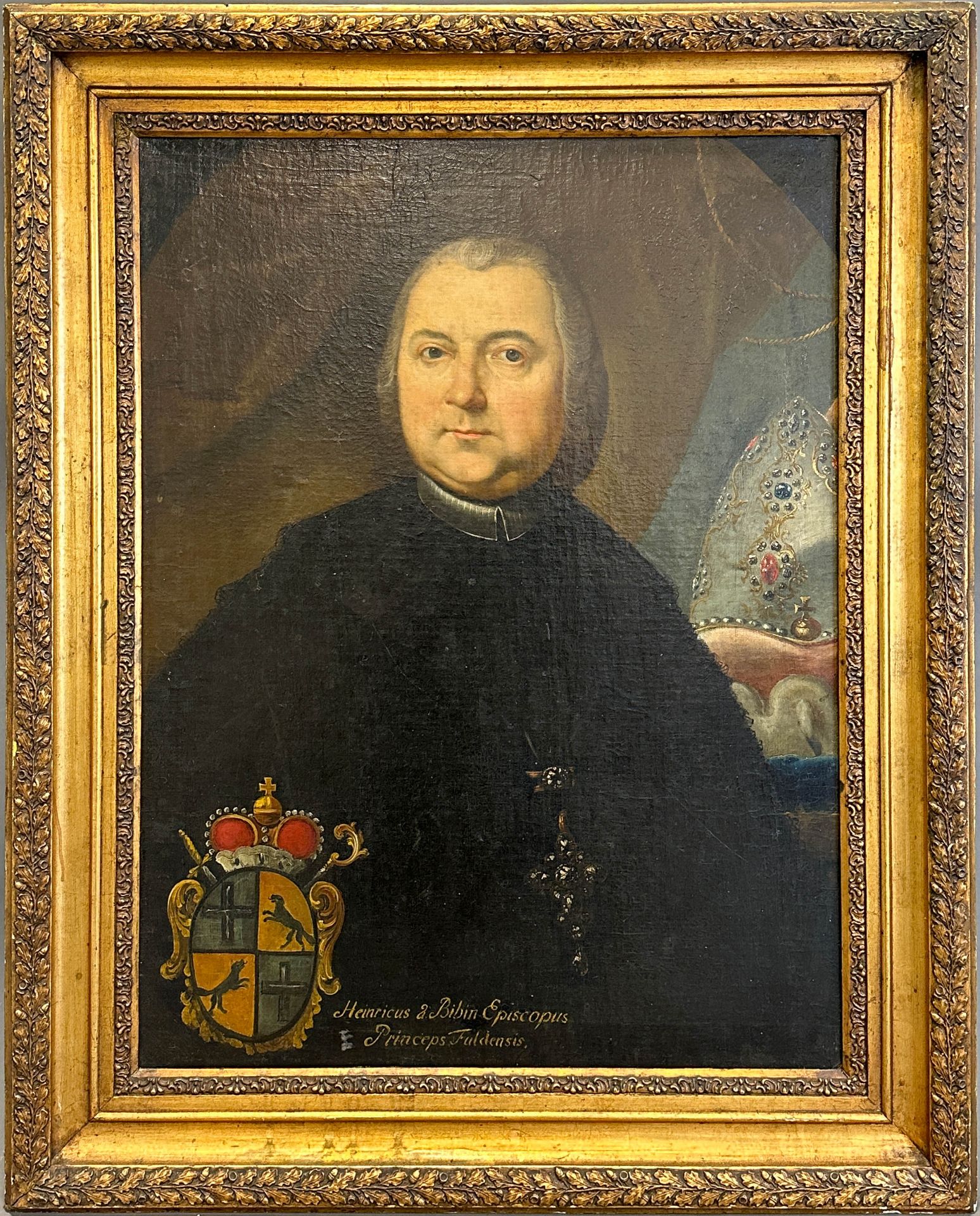 UNSIGNED (XVIII). Portrait of Heinrich von Bibra. Prince-Bishop and Prince-Abbot of Fulda. - Image 2 of 11