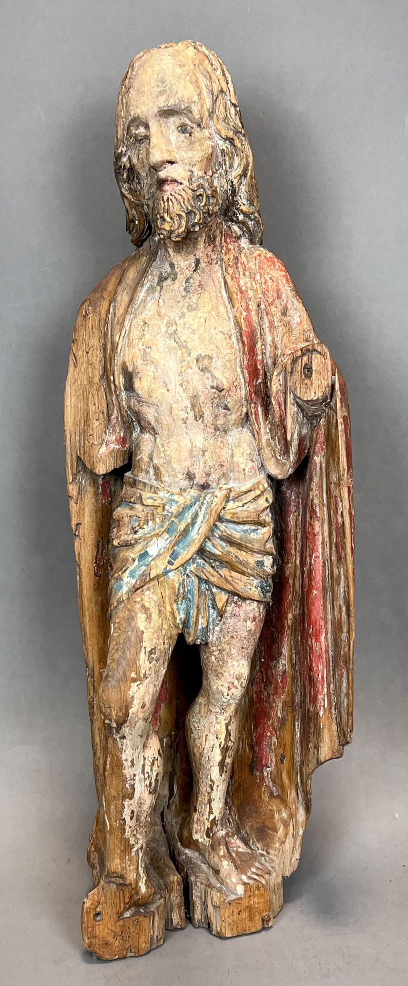 Wooden figure. Christ. Gothic style. Mid 15th century. Lower Rhine.