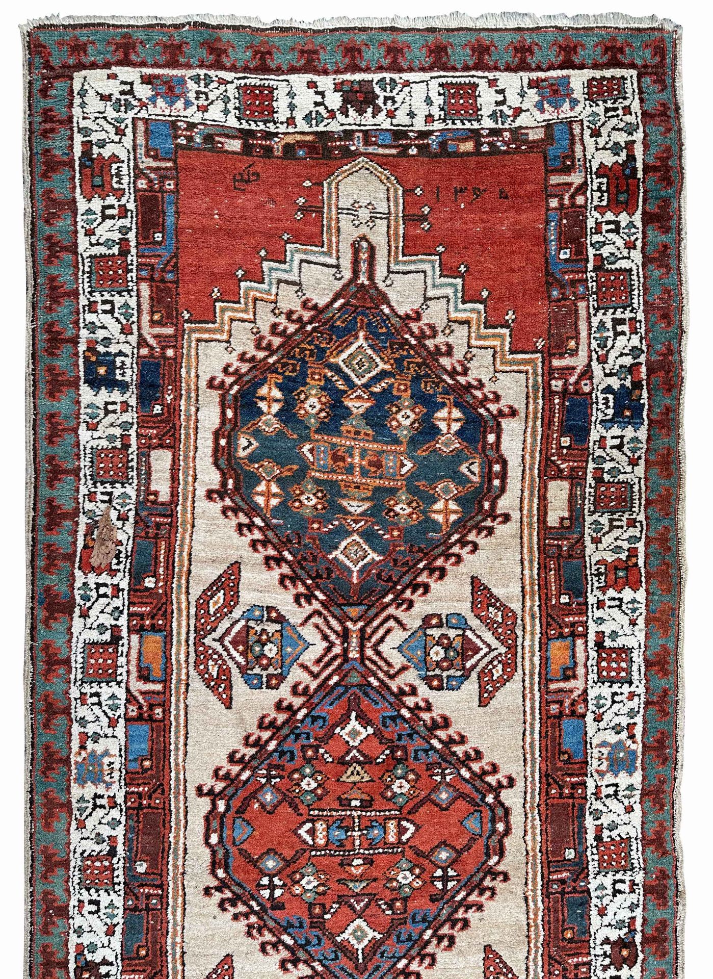 Sarab. oriental carpet. Circa 1900, signed and dated. - Image 5 of 10