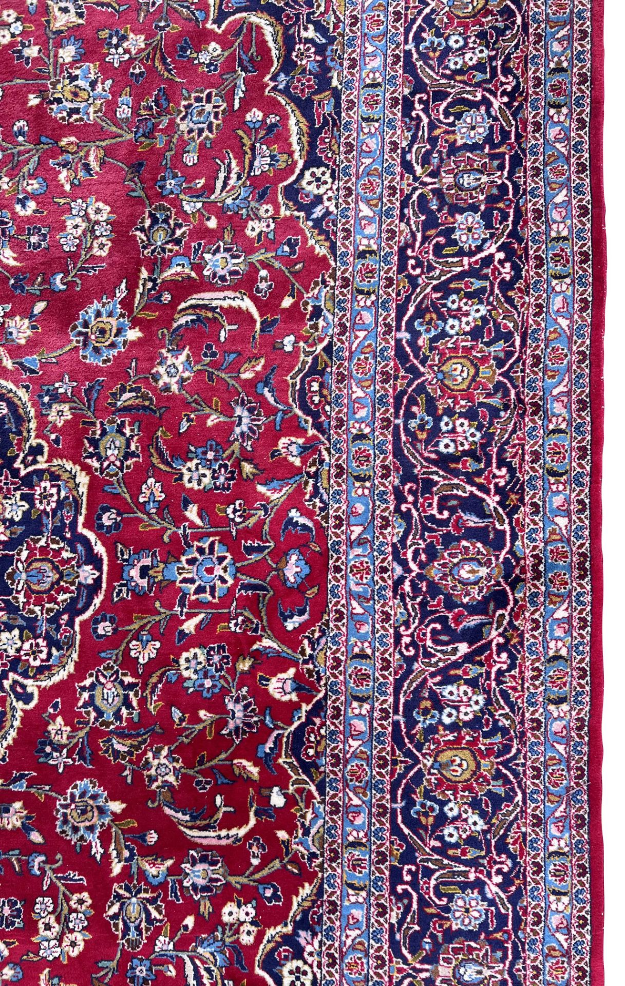 Large Keshan. Oriental carpet. Circa 1950. - Image 7 of 17