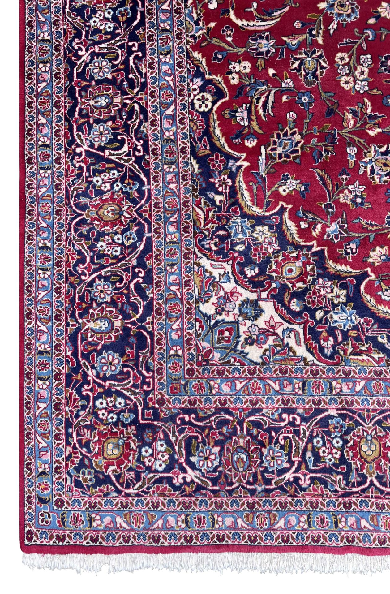 Large Keshan. Oriental carpet. Circa 1950. - Image 8 of 17