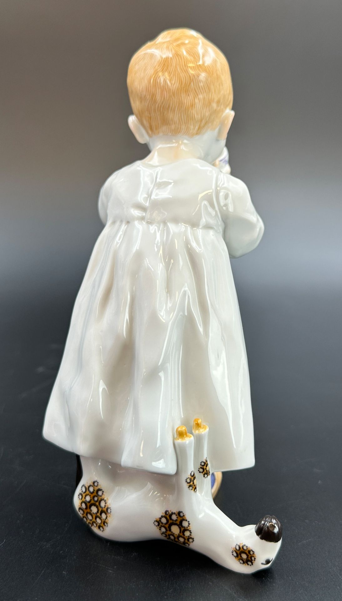 Hentschelkind. MEISSEN. "Child with cup". 1st choice. 1980s. - Image 6 of 11
