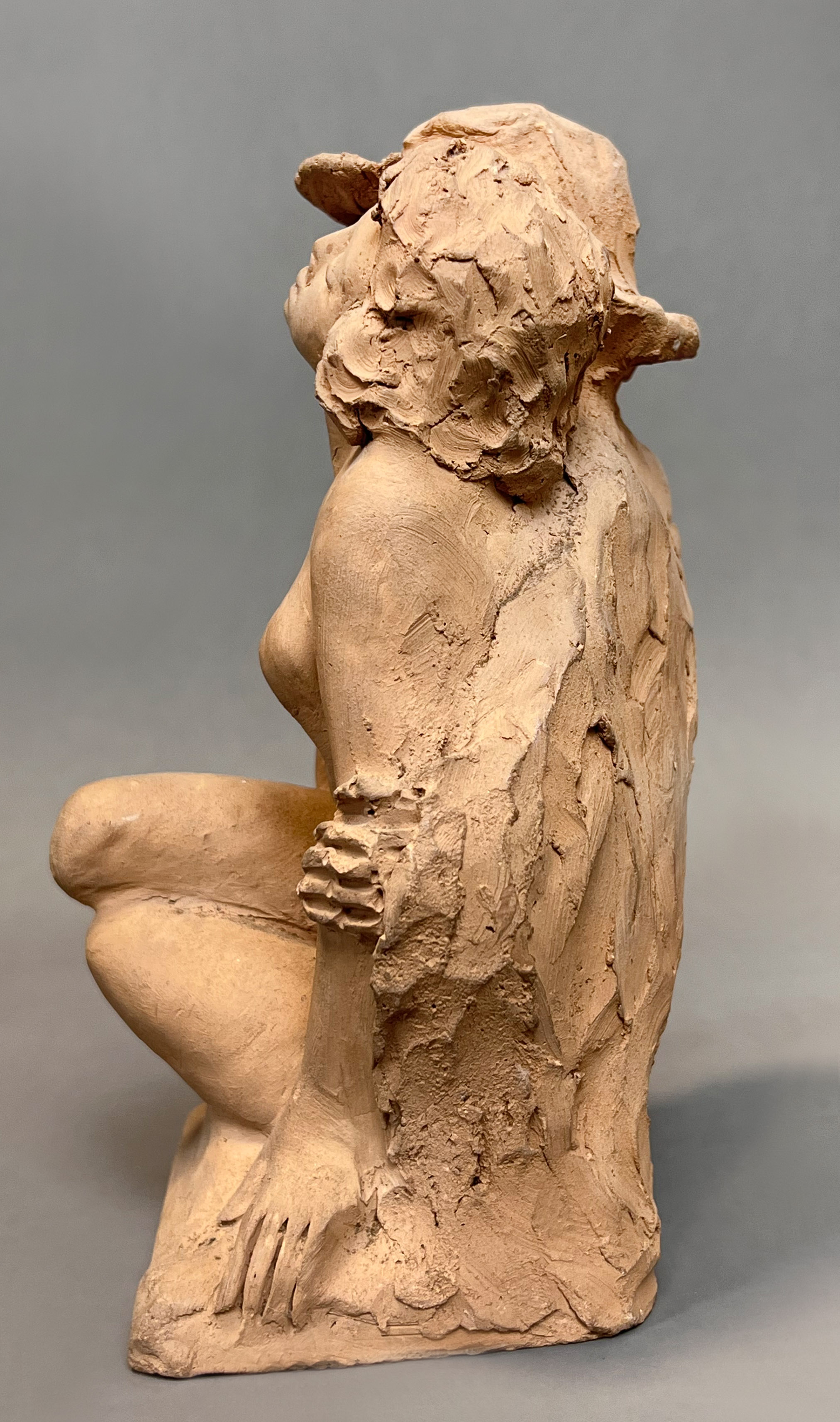 Bernhard SPITZMÜLLER (1892 - 1961). Terracotta figures. "Death and the girl". - Image 2 of 9