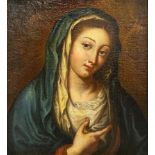 UNSIGNED (XVII - XVIII). Devotional picture. Mary. Italy.