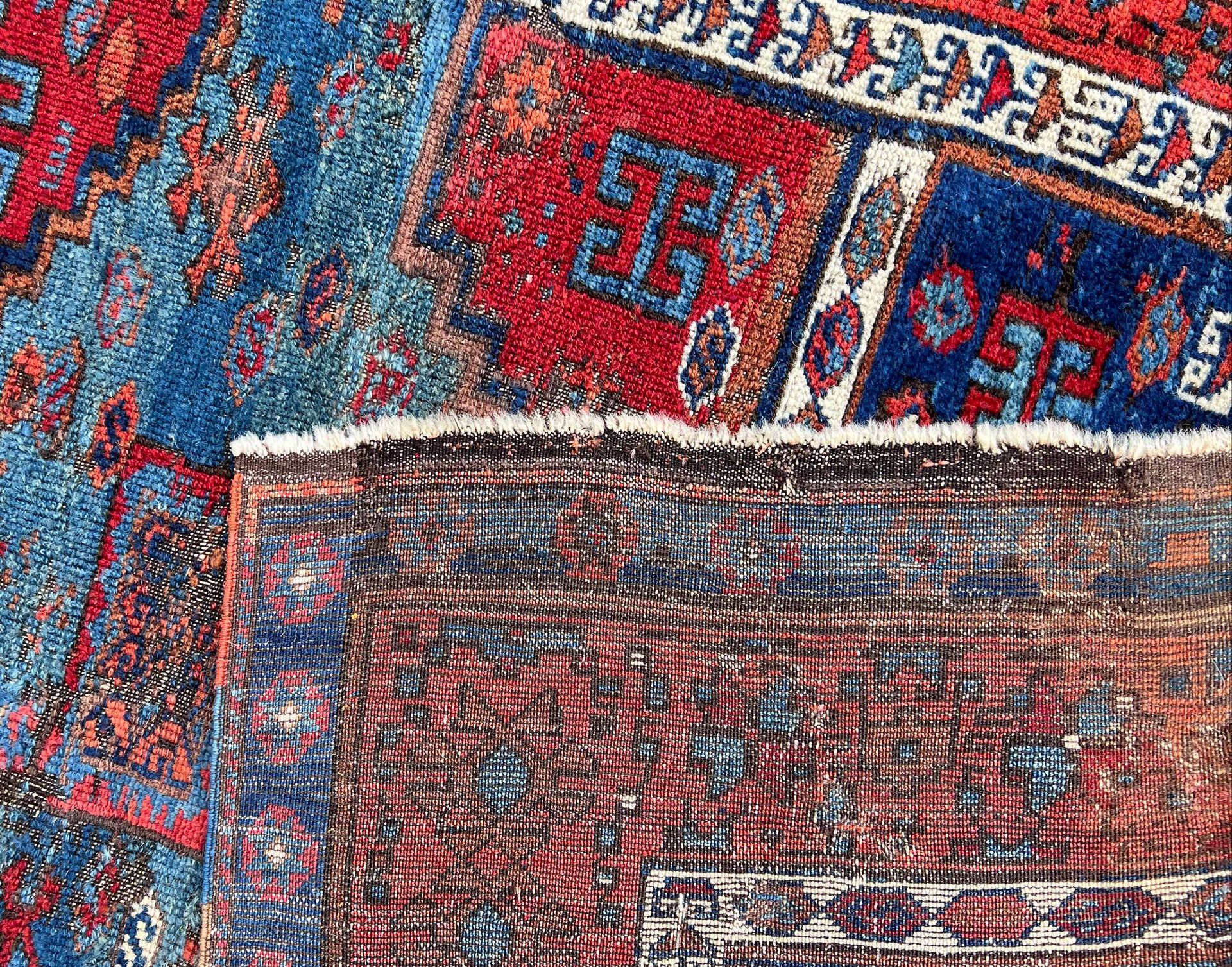 Yuruk Turkey. Oriental carpet. Over 100 years old. - Image 9 of 10