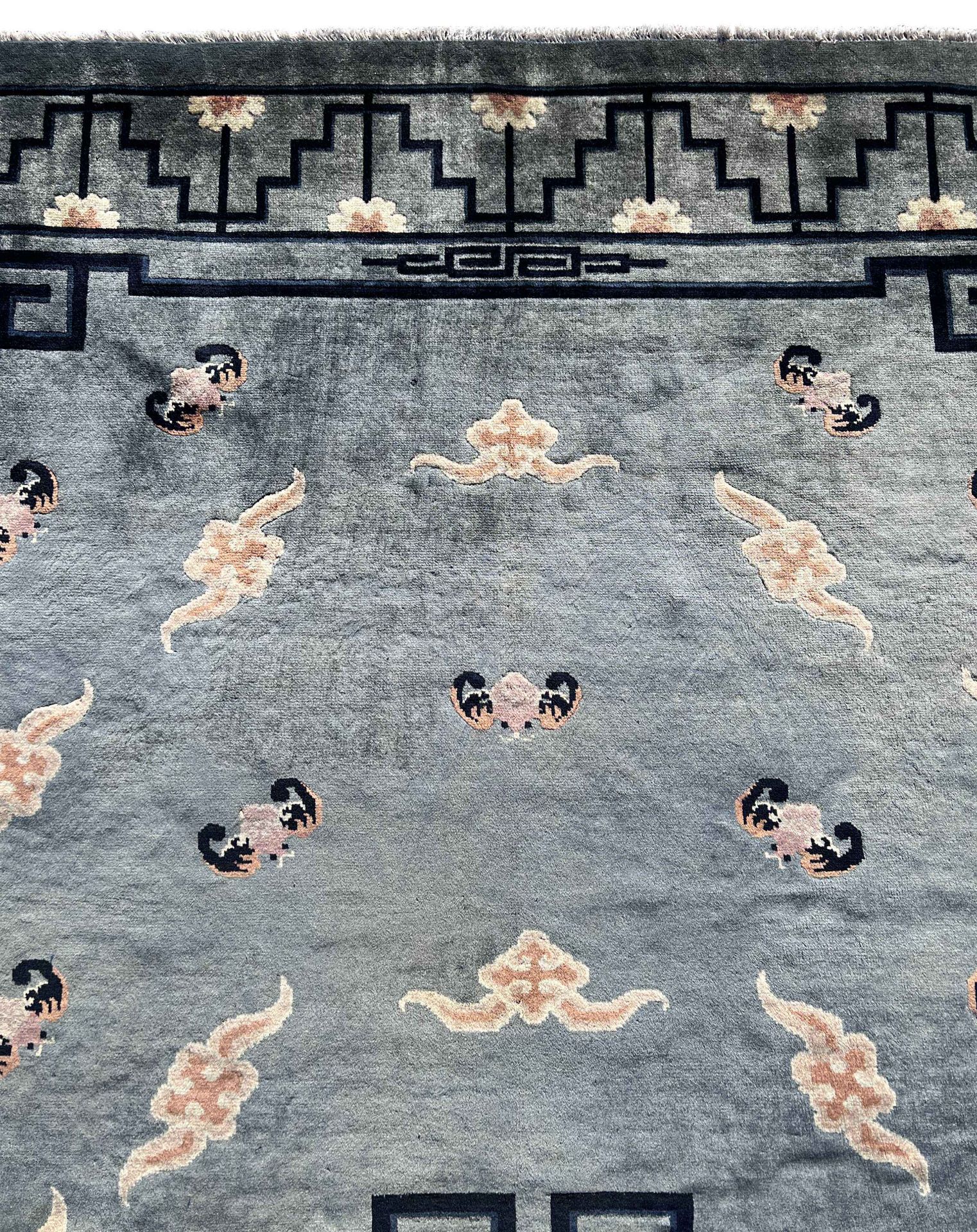 China Teppich. 2. Hälfte 20. Jahrhundert. - Bild 3 aus 20