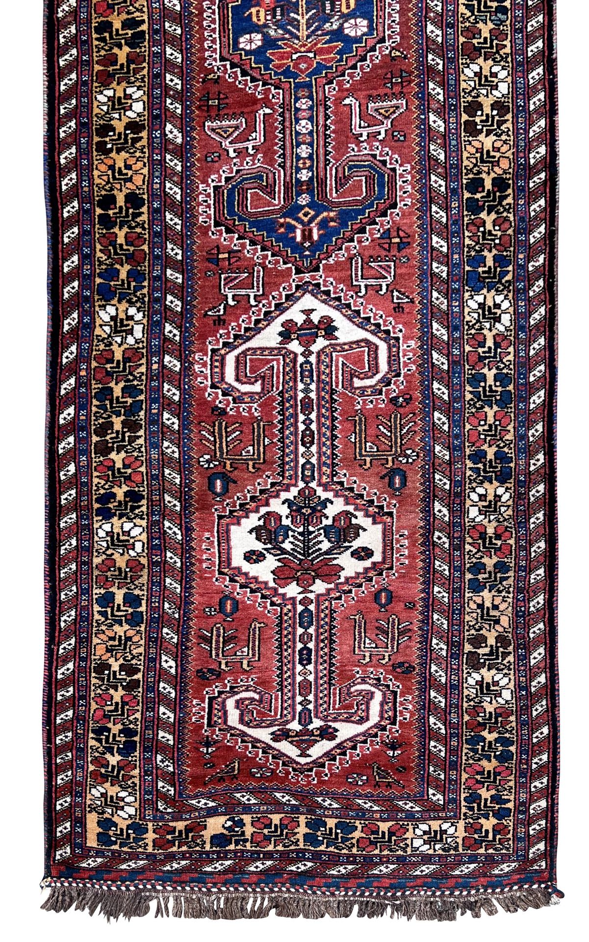 Nasrabath runner. Oriental carpet. Circa 1960. - Image 4 of 9