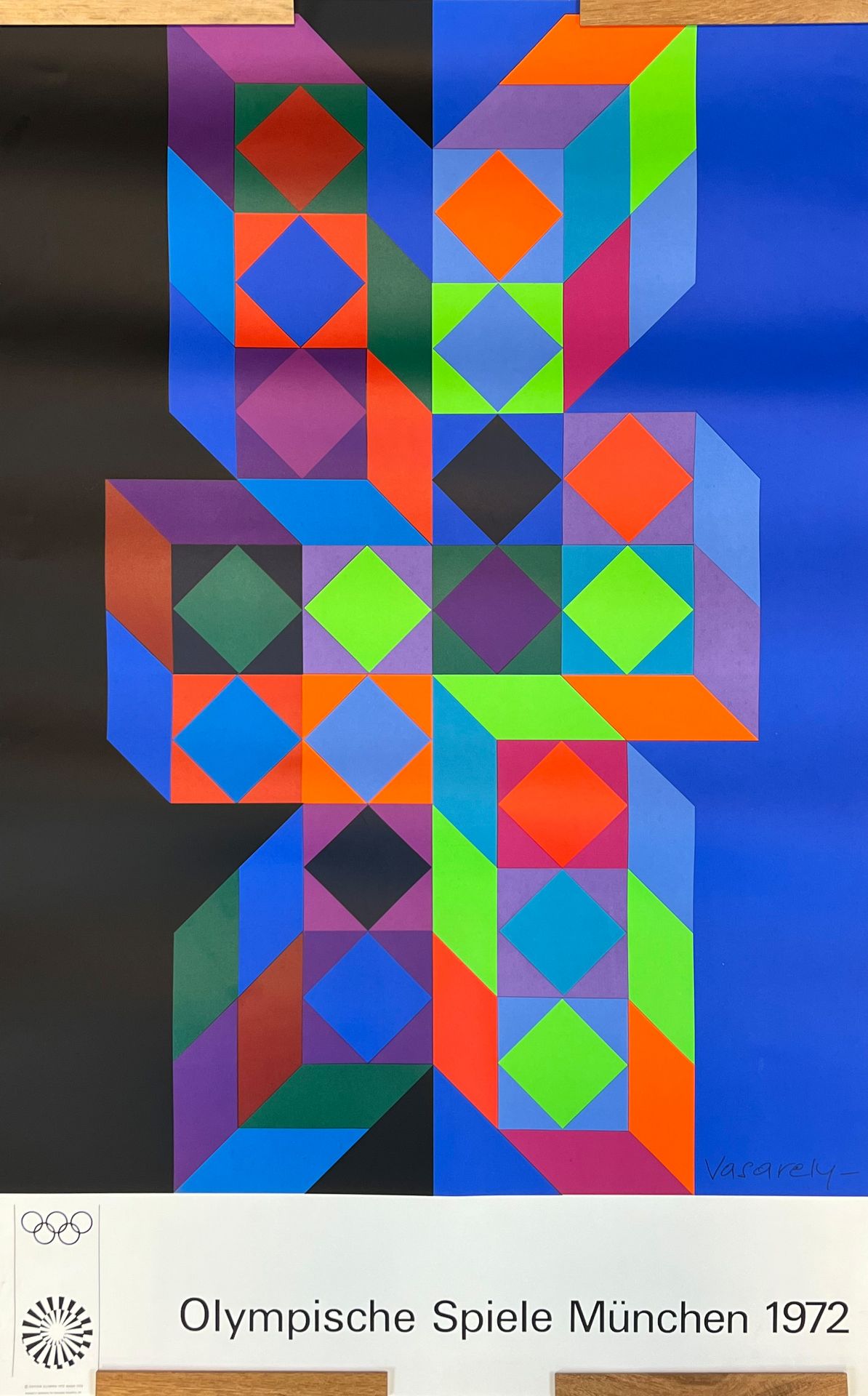 Victor VASARELY (1906 - 1997). Plakat Olympiade München 1972. - Bild 2 aus 12