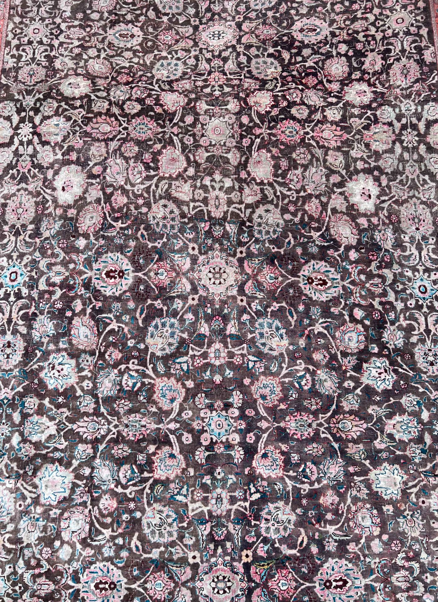 Decorative rug. Antique. Around 1900. - Image 6 of 19