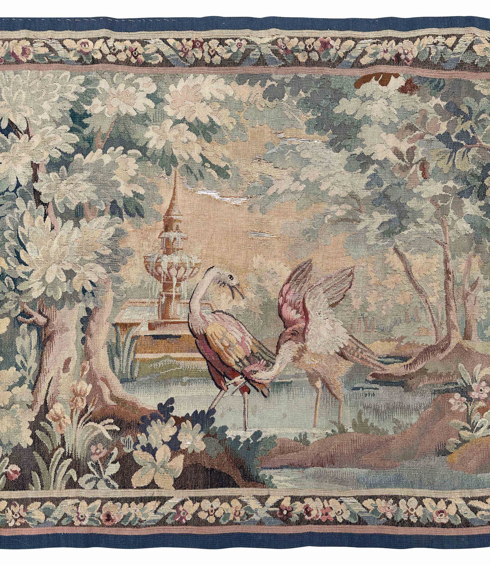 Tapestry. Europe. 20th century. Pair of birds. - Image 3 of 11