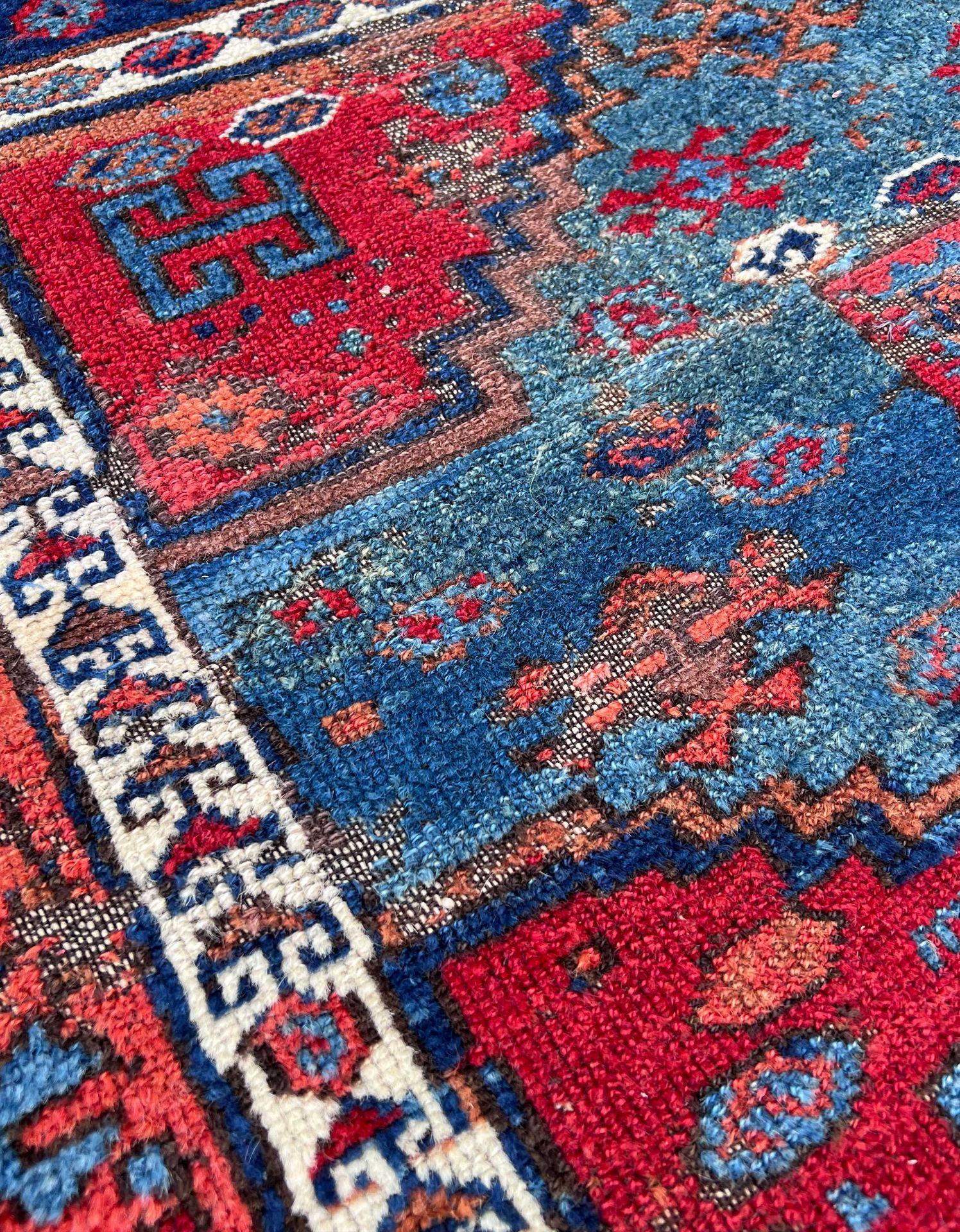 Yuruk Turkey. Oriental carpet. Over 100 years old. - Image 6 of 10