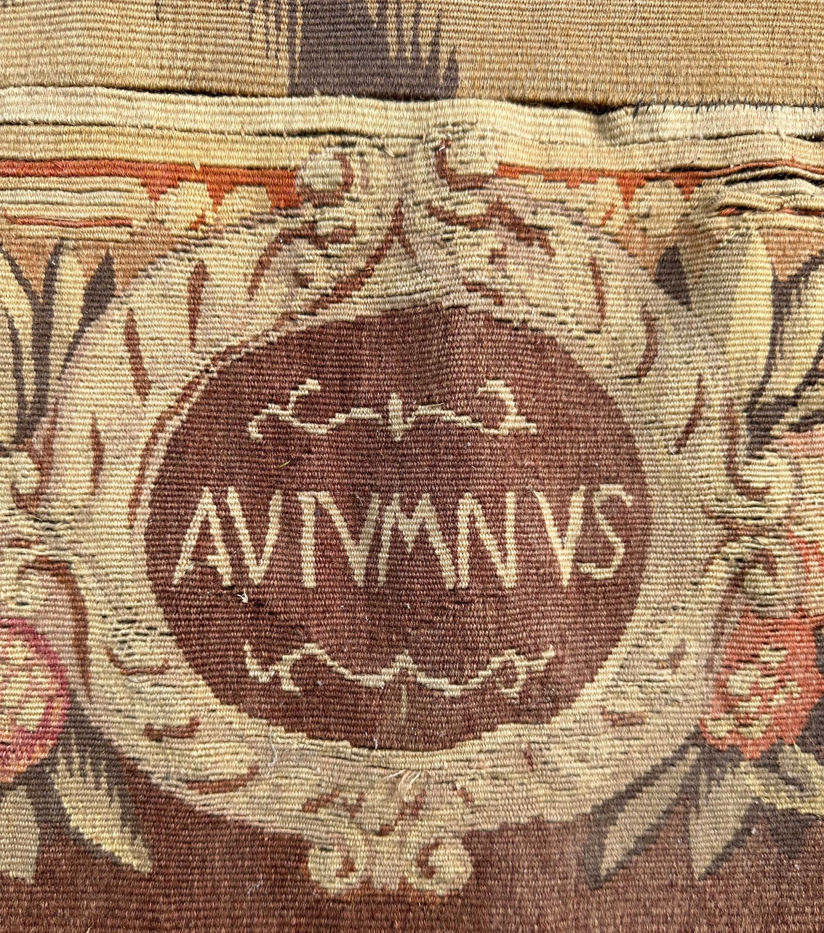 Tapestry. 19th century. Youthful Bacchus. - Image 10 of 12