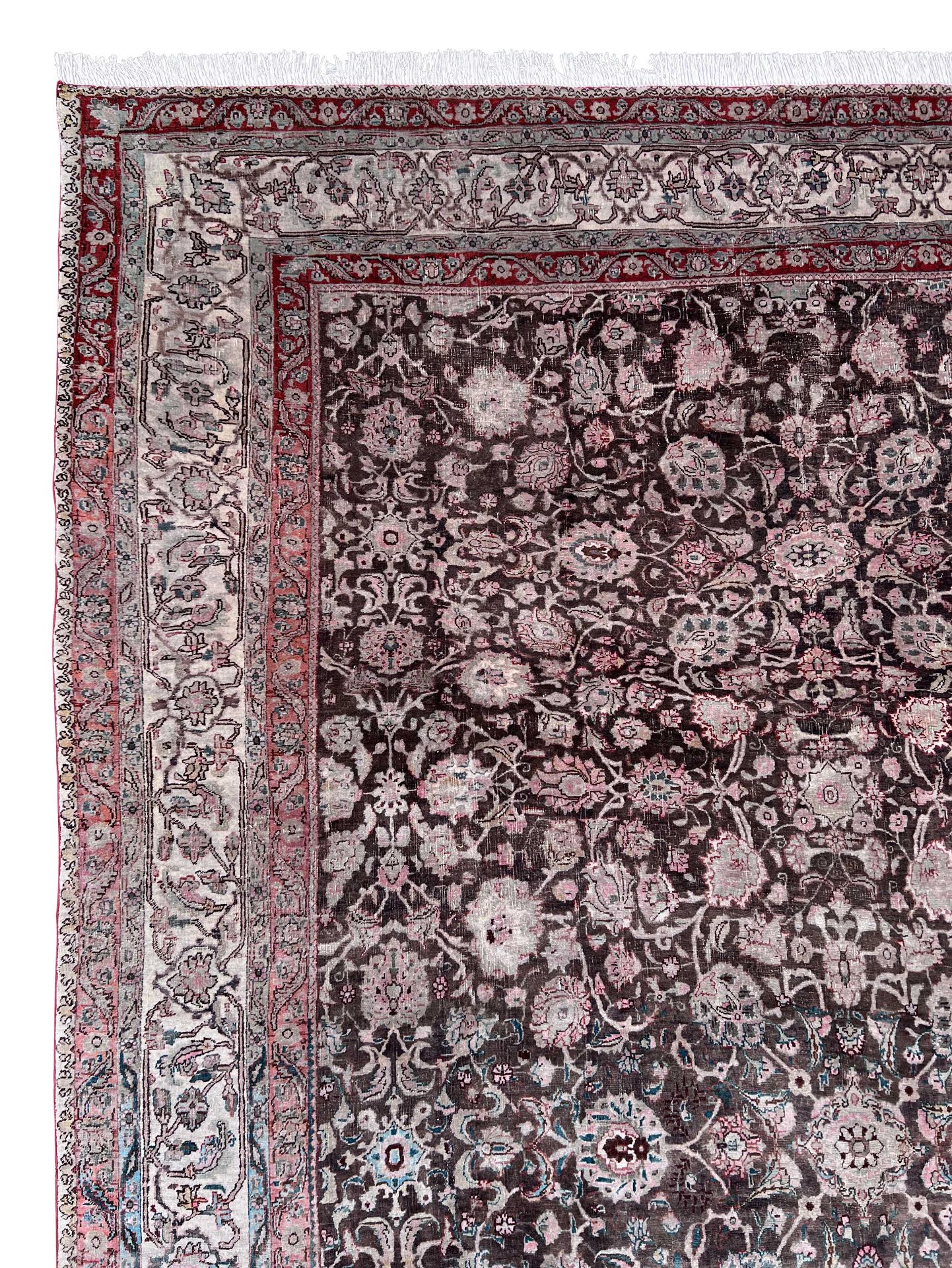 Decorative rug. Antique. Around 1900. - Image 2 of 19