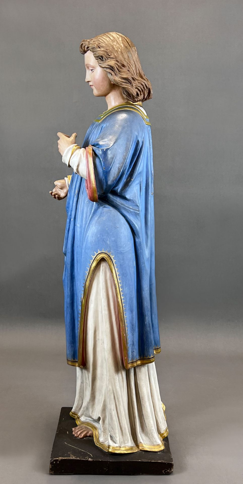 Figure of a saint. Nazarene. Circa 1900. Probably Italy. - Image 2 of 14