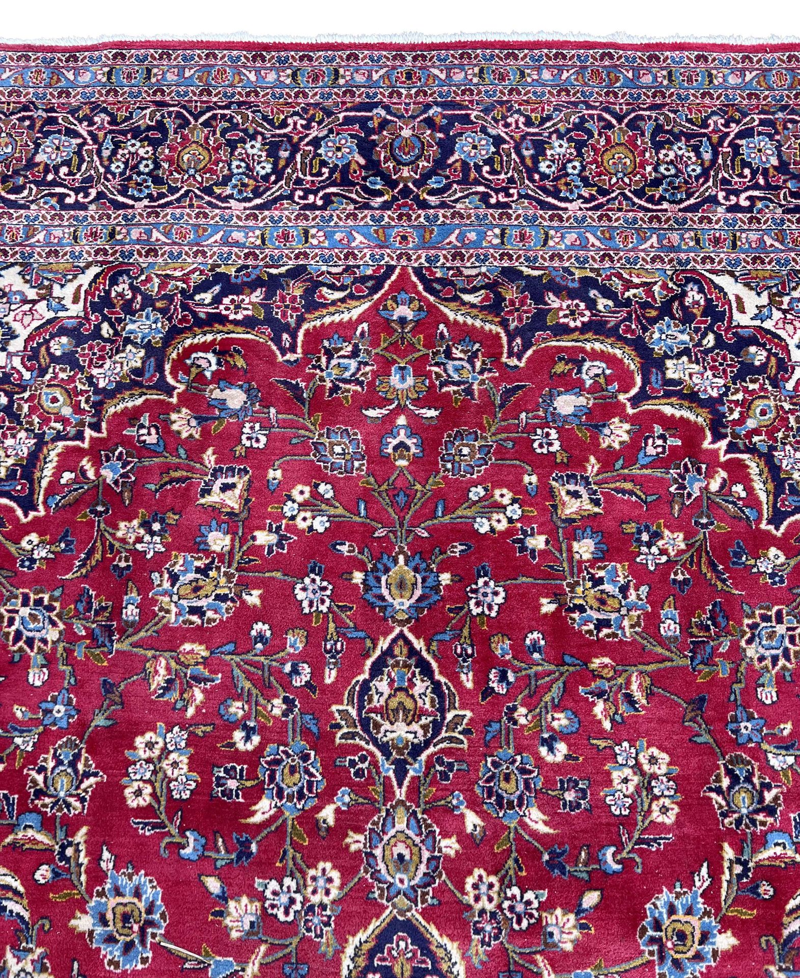Large Keshan. Oriental carpet. Circa 1950. - Image 3 of 17