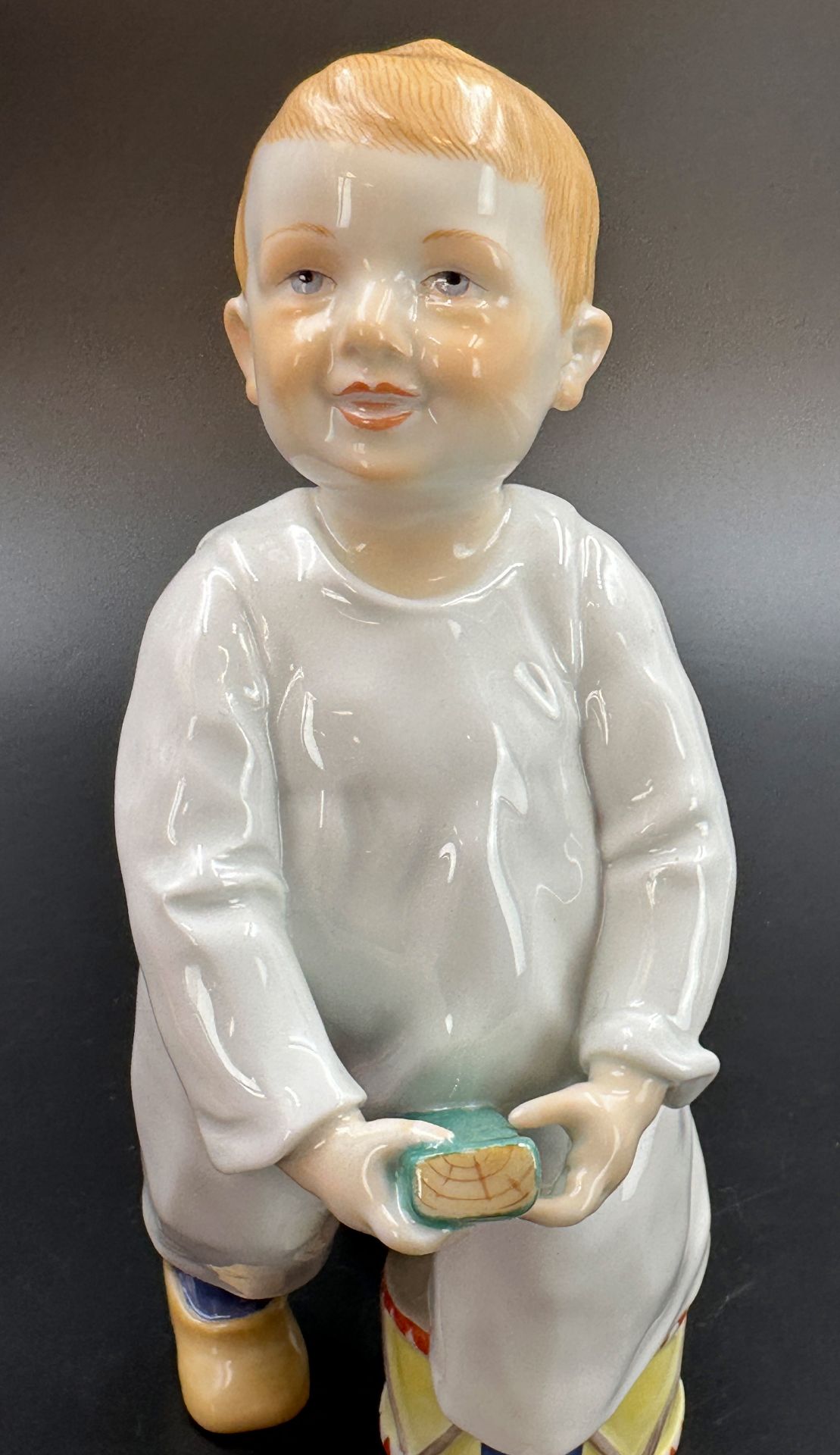 Hentschelkind. MEISSEN. "Kind mit Stecken und Trommel". 1. Wahl. 1980er Jahre. - Bild 10 aus 14