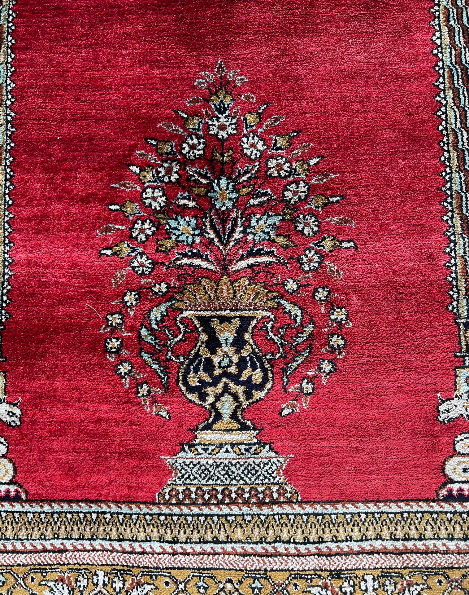 Ghom. Prayer rug. Circa 1960. - Image 6 of 9