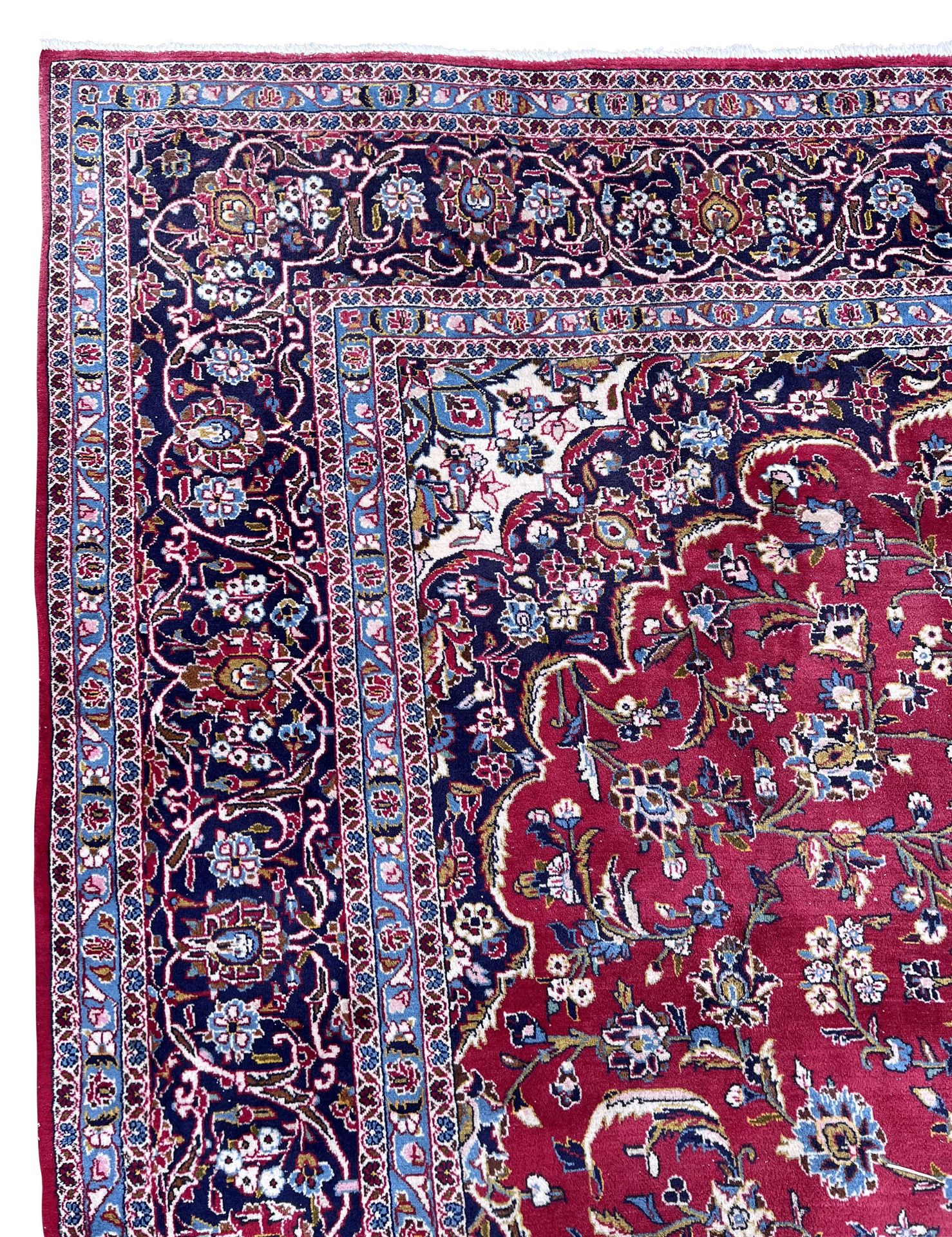 Large Keshan. Oriental carpet. Circa 1950. - Image 2 of 17