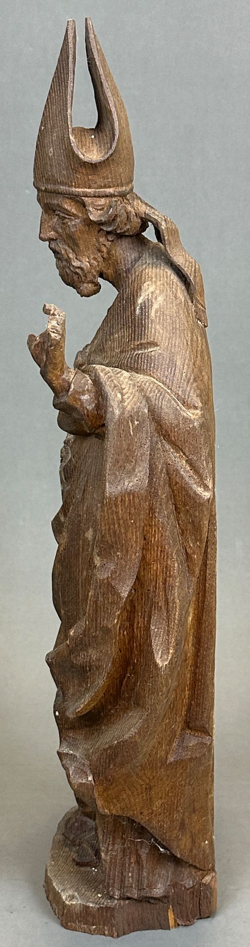 Florian SENONER (XX). Wooden figure. St Urban. Around 1900. Germany. - Image 2 of 9