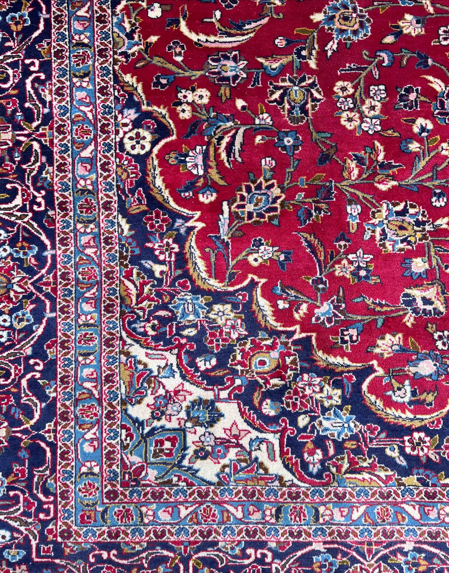 Large Keshan. Oriental carpet. Circa 1950. - Image 15 of 17