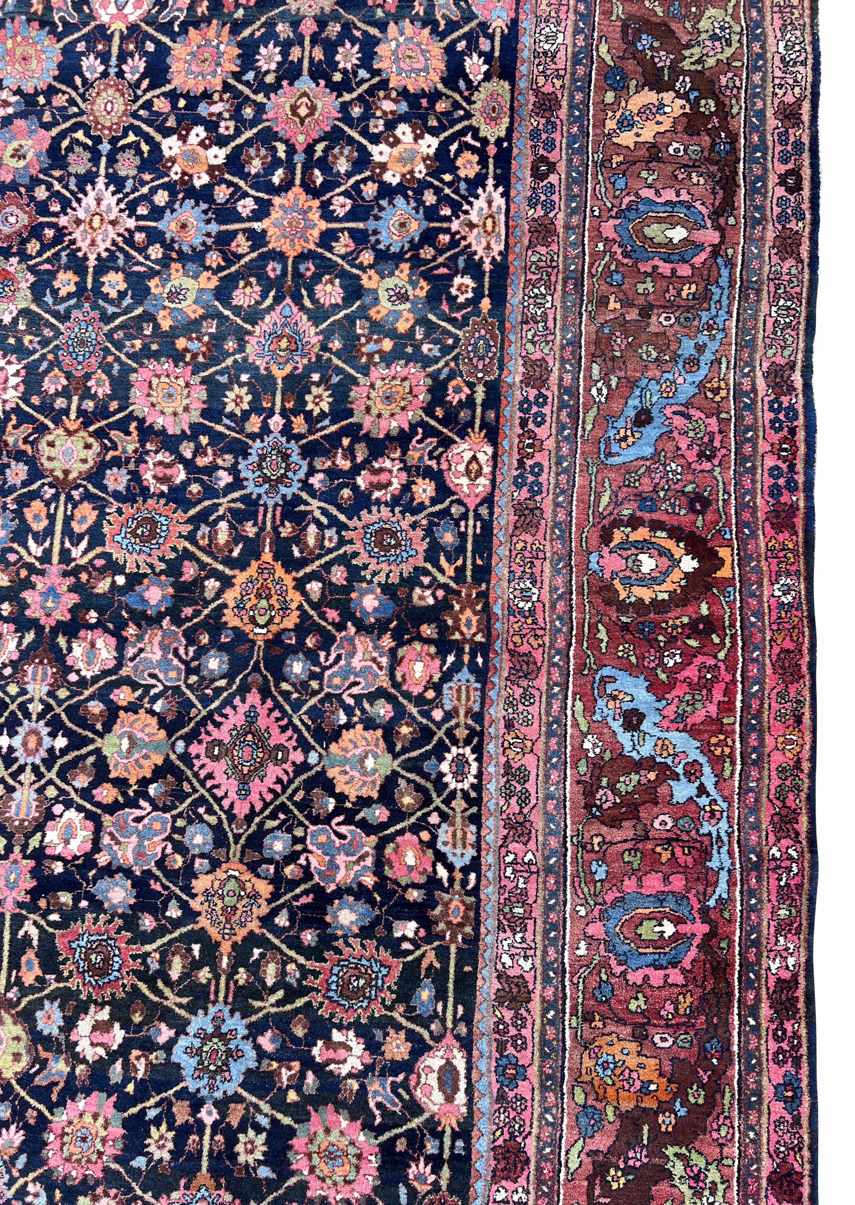 Bidjar. Palace carpet. Circa 1930. - Image 7 of 18