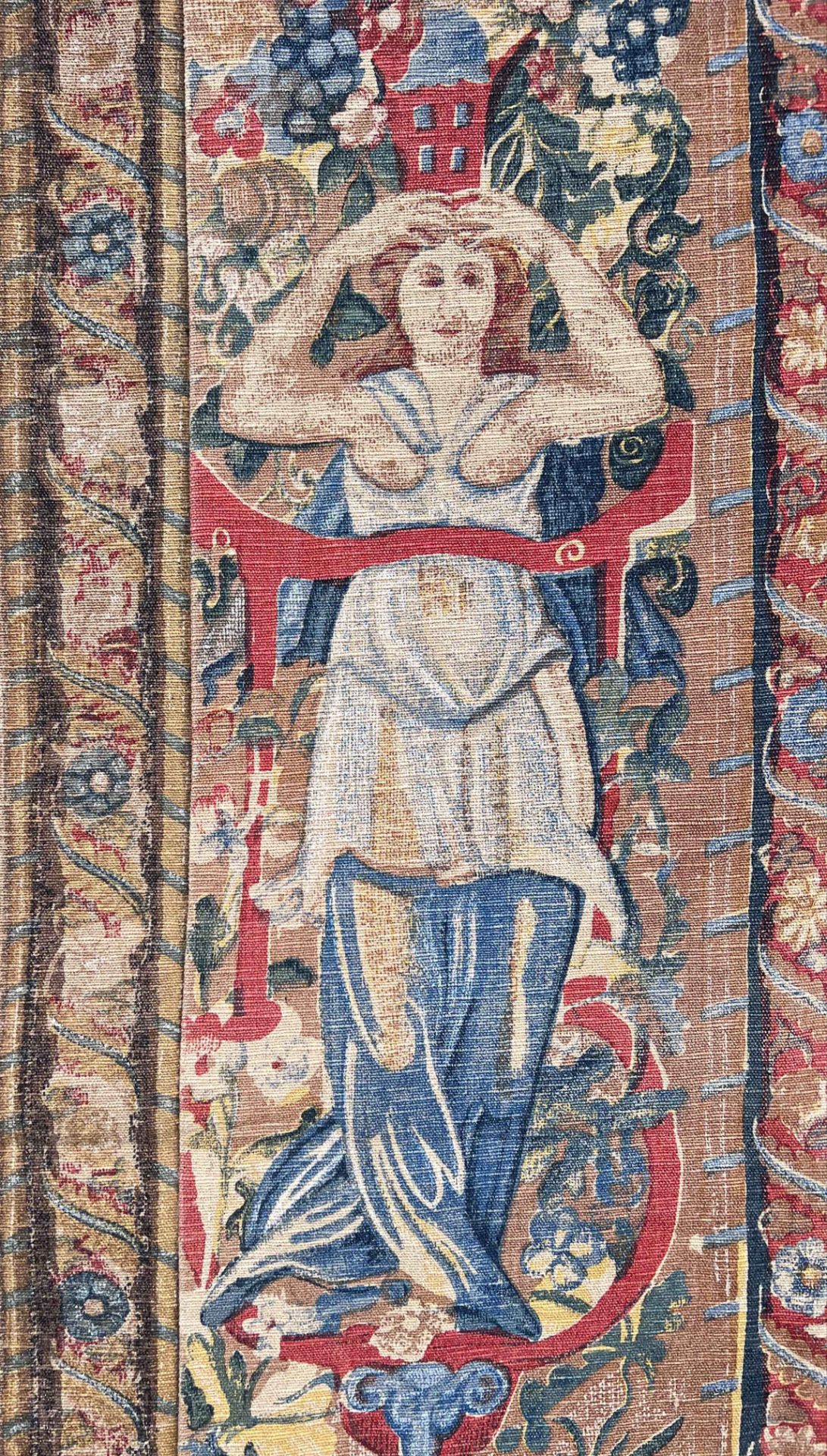 Textiler Wandteppich im französischen Stil. 20. Jahrhundert. - Bild 11 aus 17