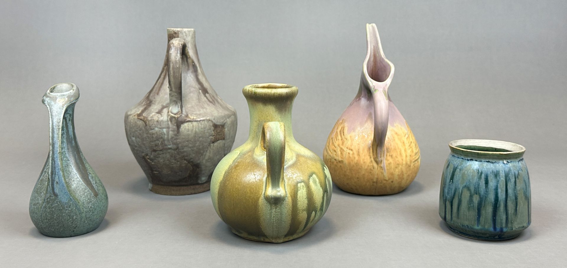 Five ceramic objects. Art Nouveau. Around 1920. - Image 3 of 8