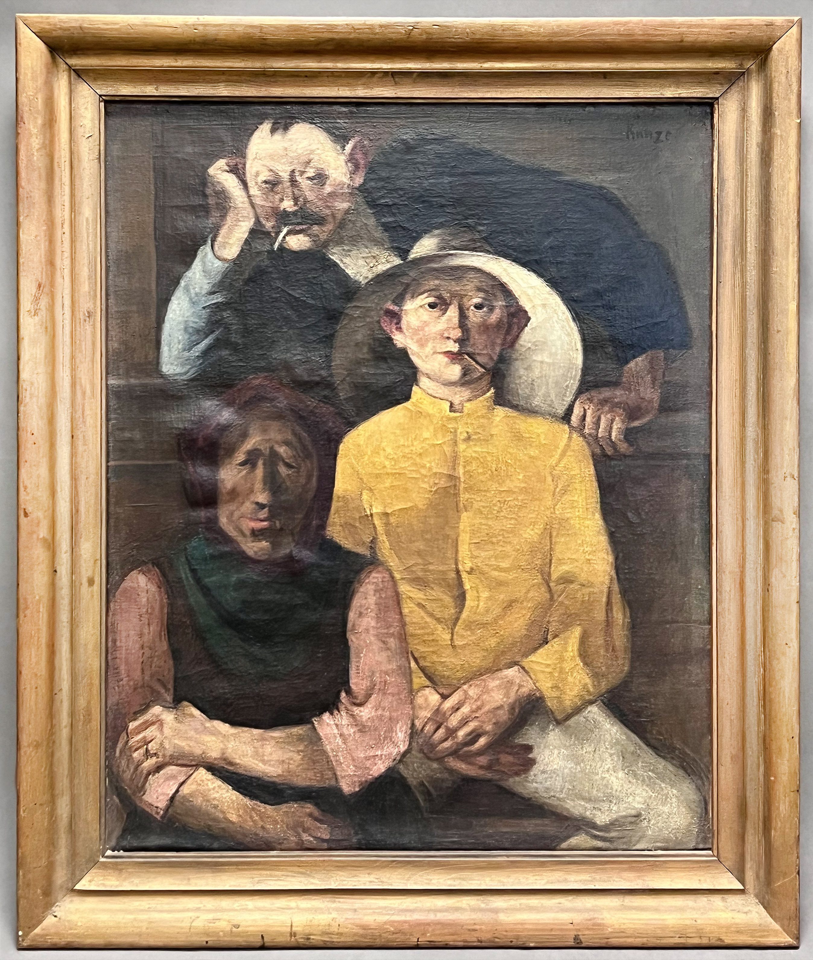 Wilhelm RUNZE (1887 - 1973). "Three labourers". - Image 2 of 9