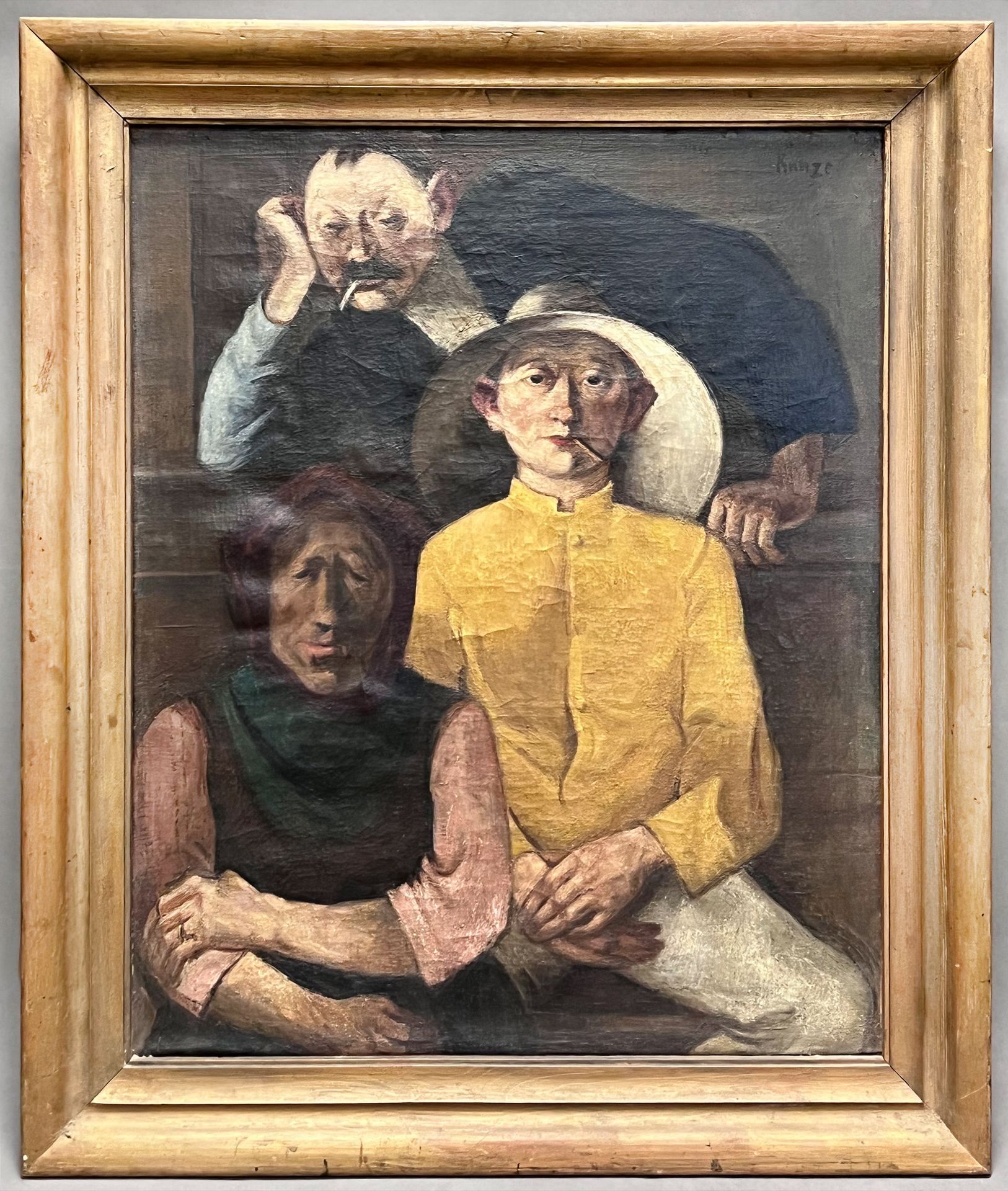 Wilhelm RUNZE (1887 - 1973). "Three labourers". - Image 2 of 9