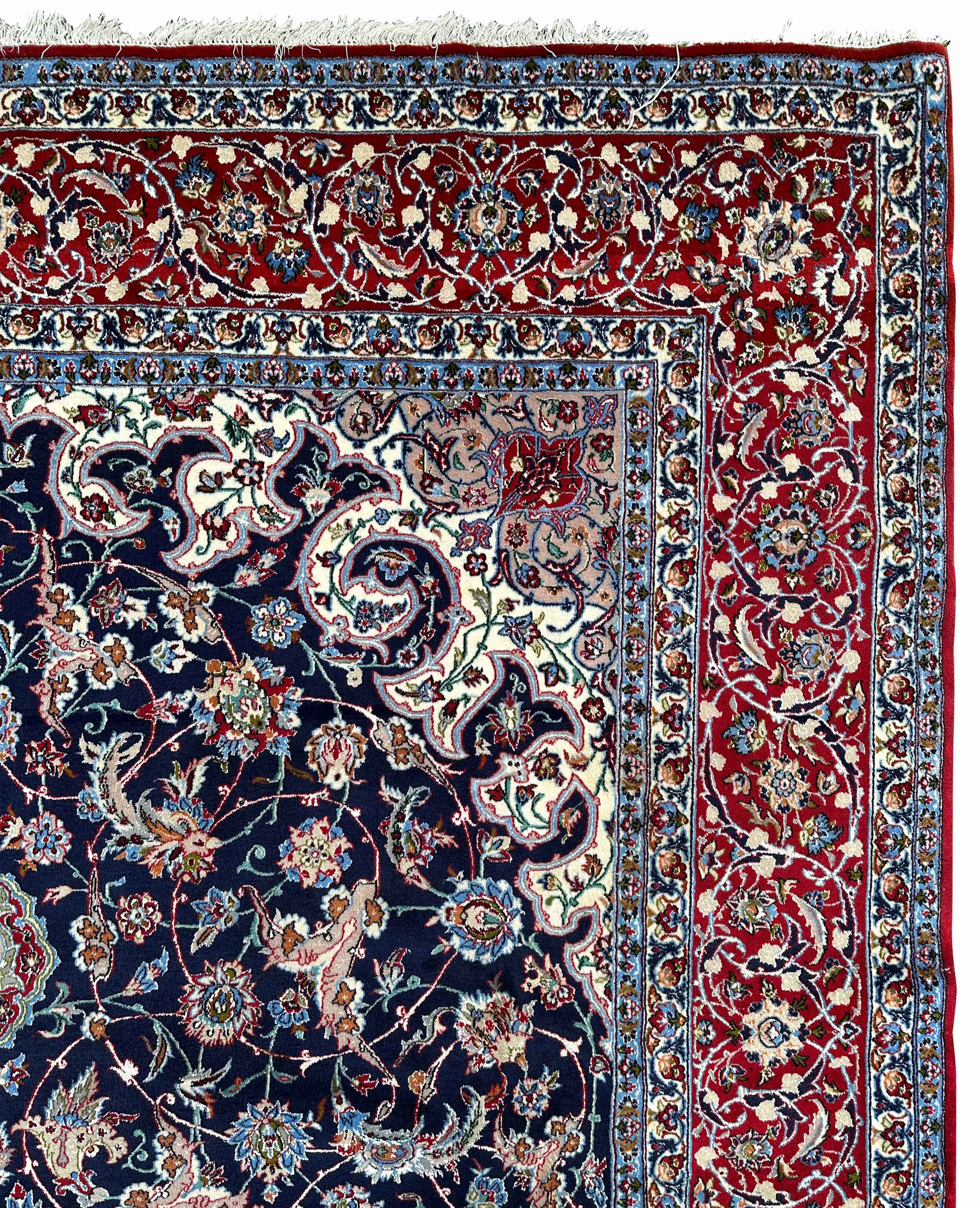 Isfahan. Oriental carpet. 20th century. - Image 10 of 13