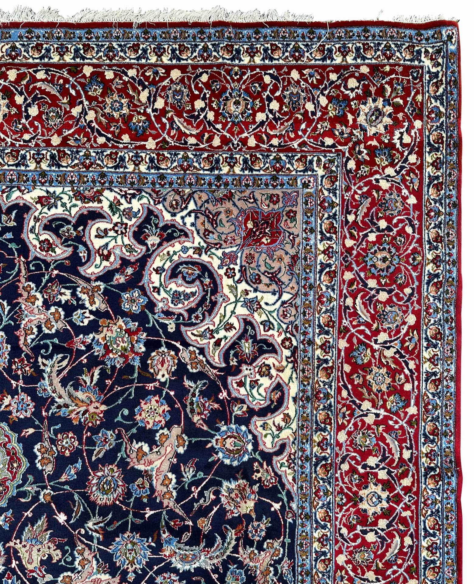 Isfahan. Oriental carpet. 20th century. - Image 10 of 13