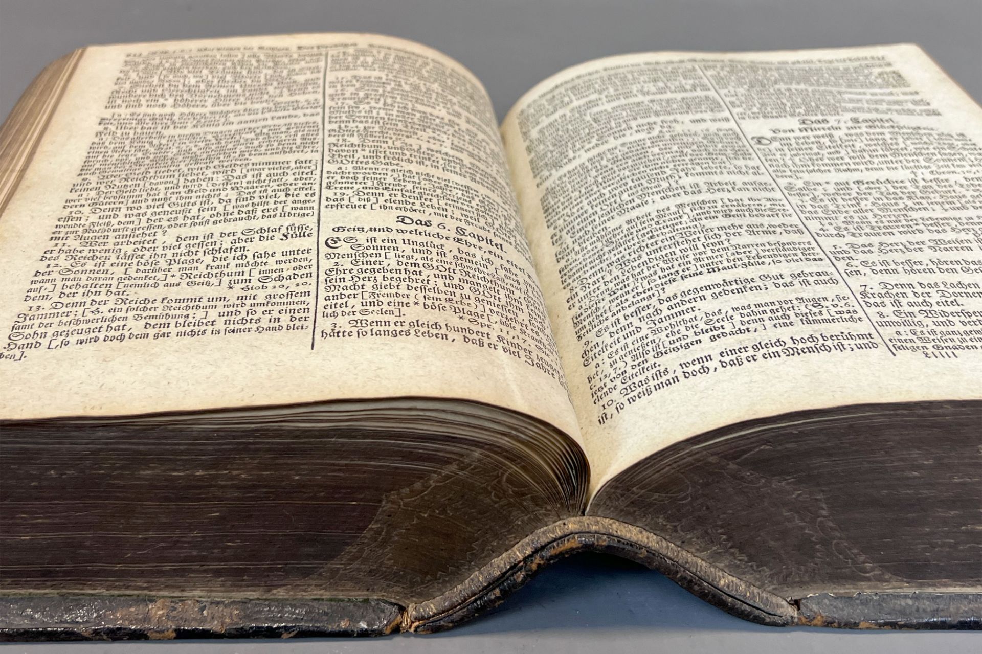 Bibel. "Das ist: Die ganze Heilige Schrift". 1740. - Bild 7 aus 12