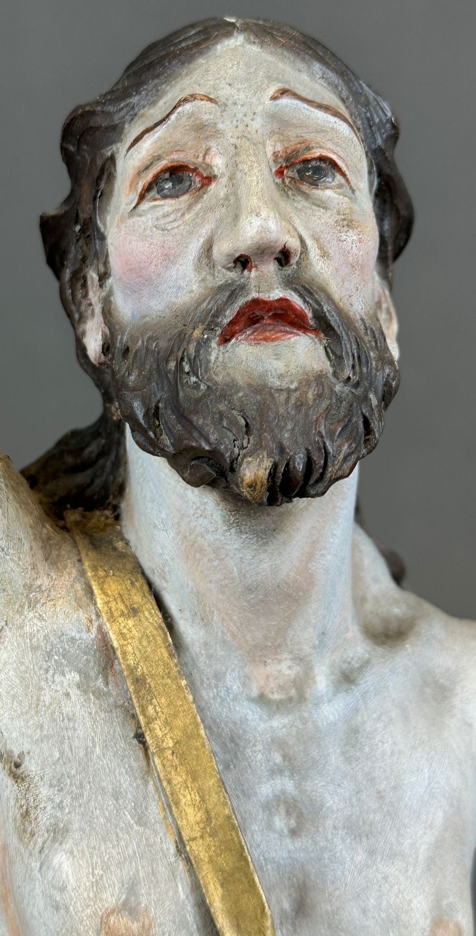 Holzfigur. Jesus Christus auferstanden. 19. Jahrhundert. Süddeutschland. - Bild 7 aus 11