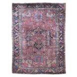 Heriz. Oriental carpet. Around 1900.