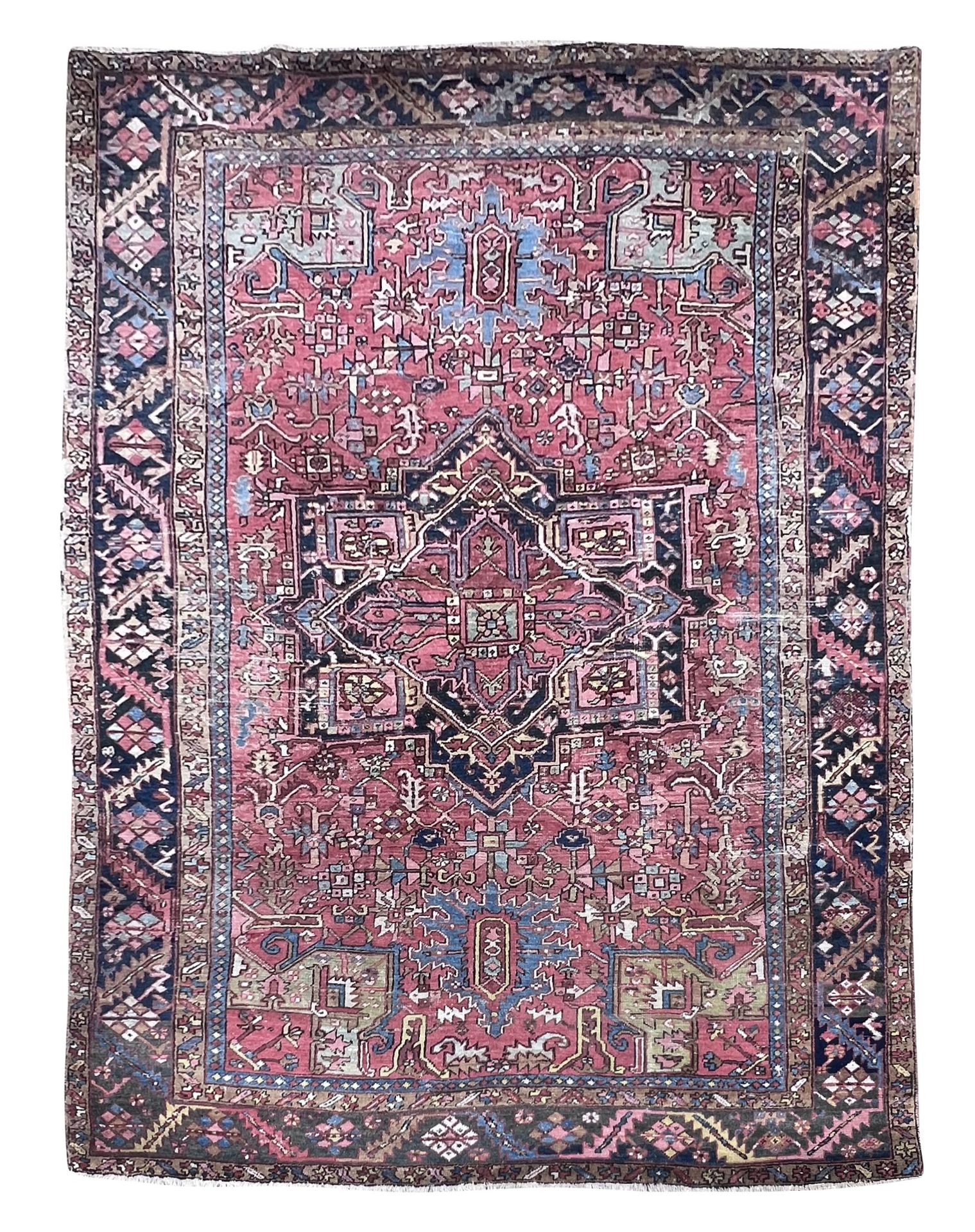 Heriz. Oriental carpet. Around 1900.